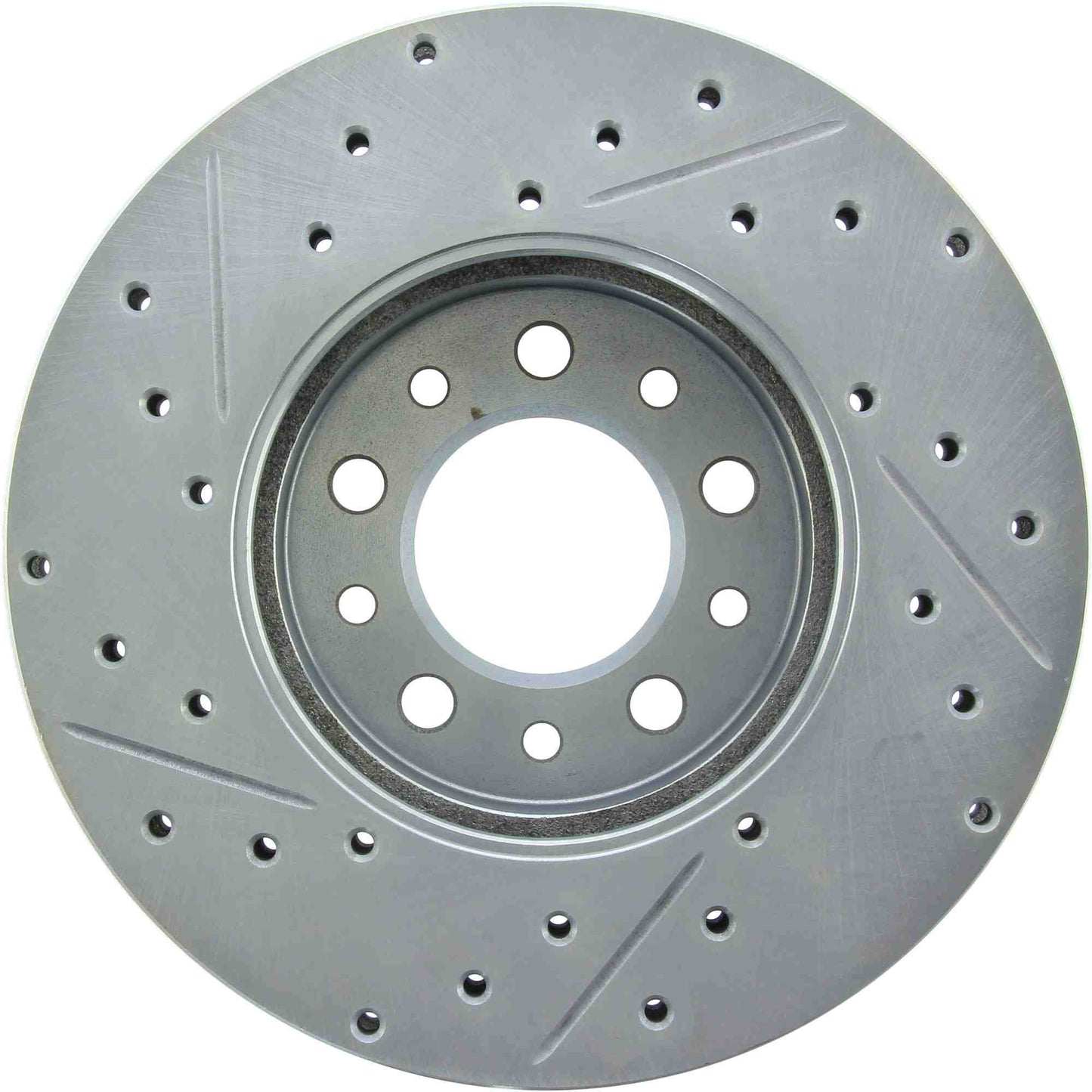 StopTech Select Sport Drilled And Slotted Brake Rotor; Front Left