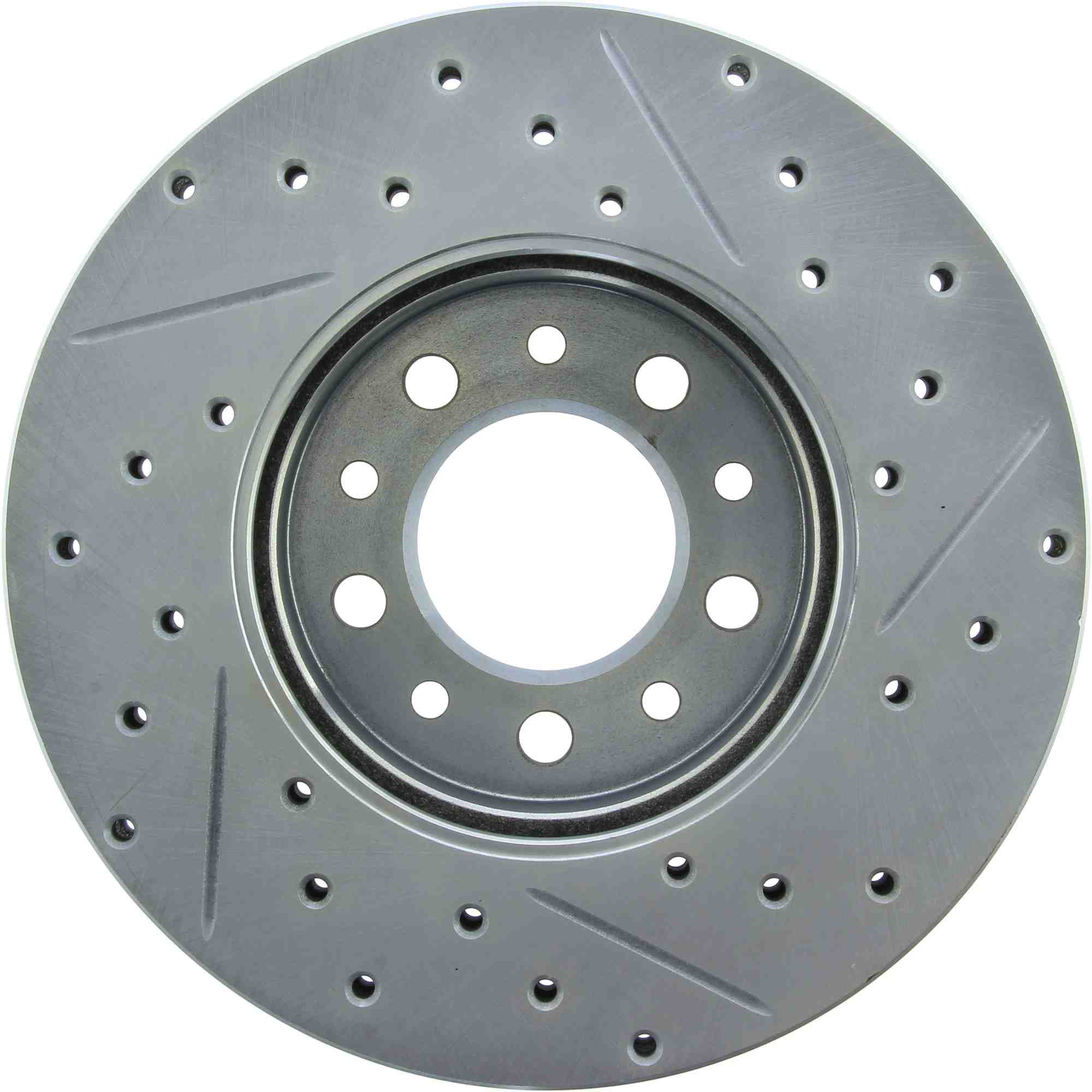 StopTech Select Sport Drilled And Slotted Brake Rotor; Front Right