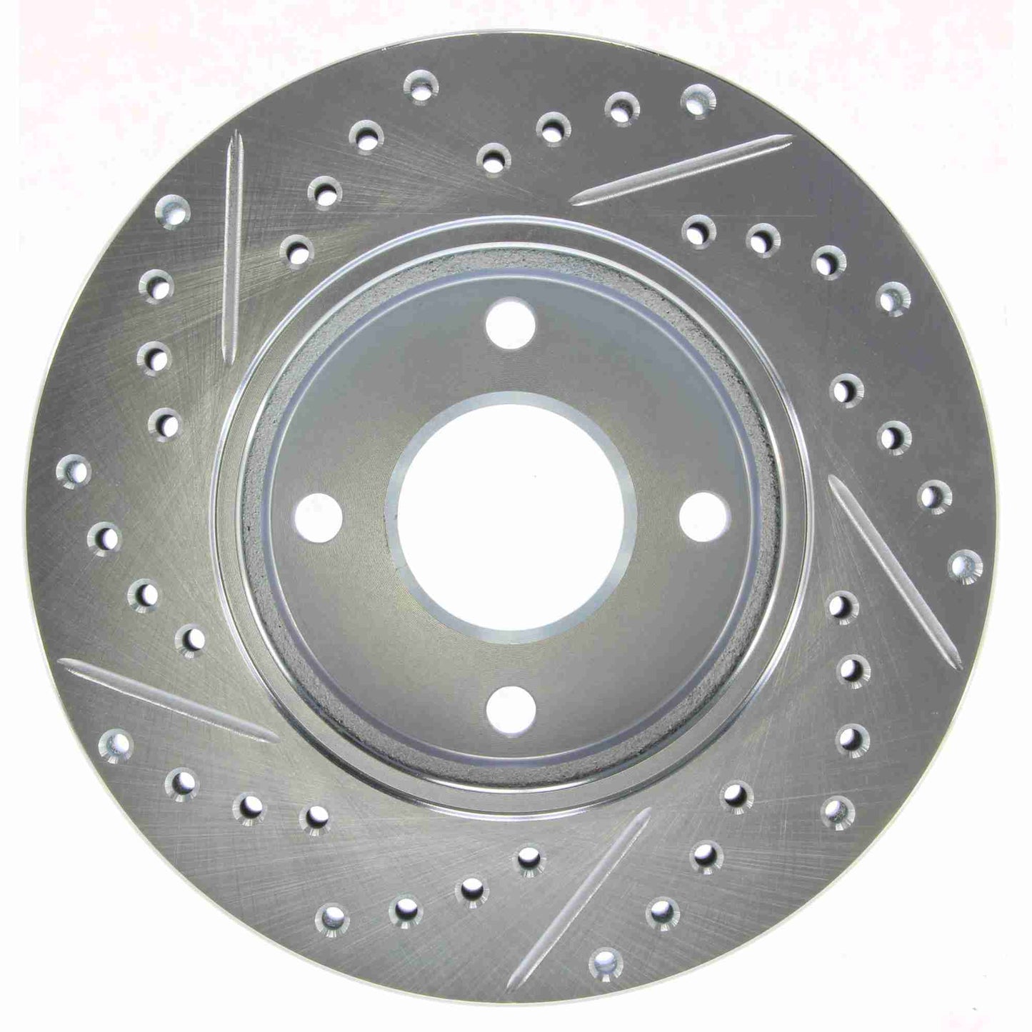 StopTech Select Sport Drilled And Slotted Brake Rotor; Front Left