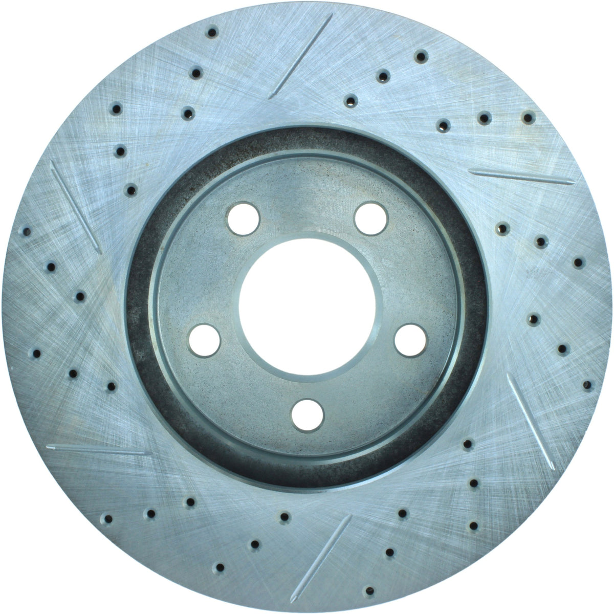 StopTech Select Sport Drilled And Slotted Brake Rotor; Front Left