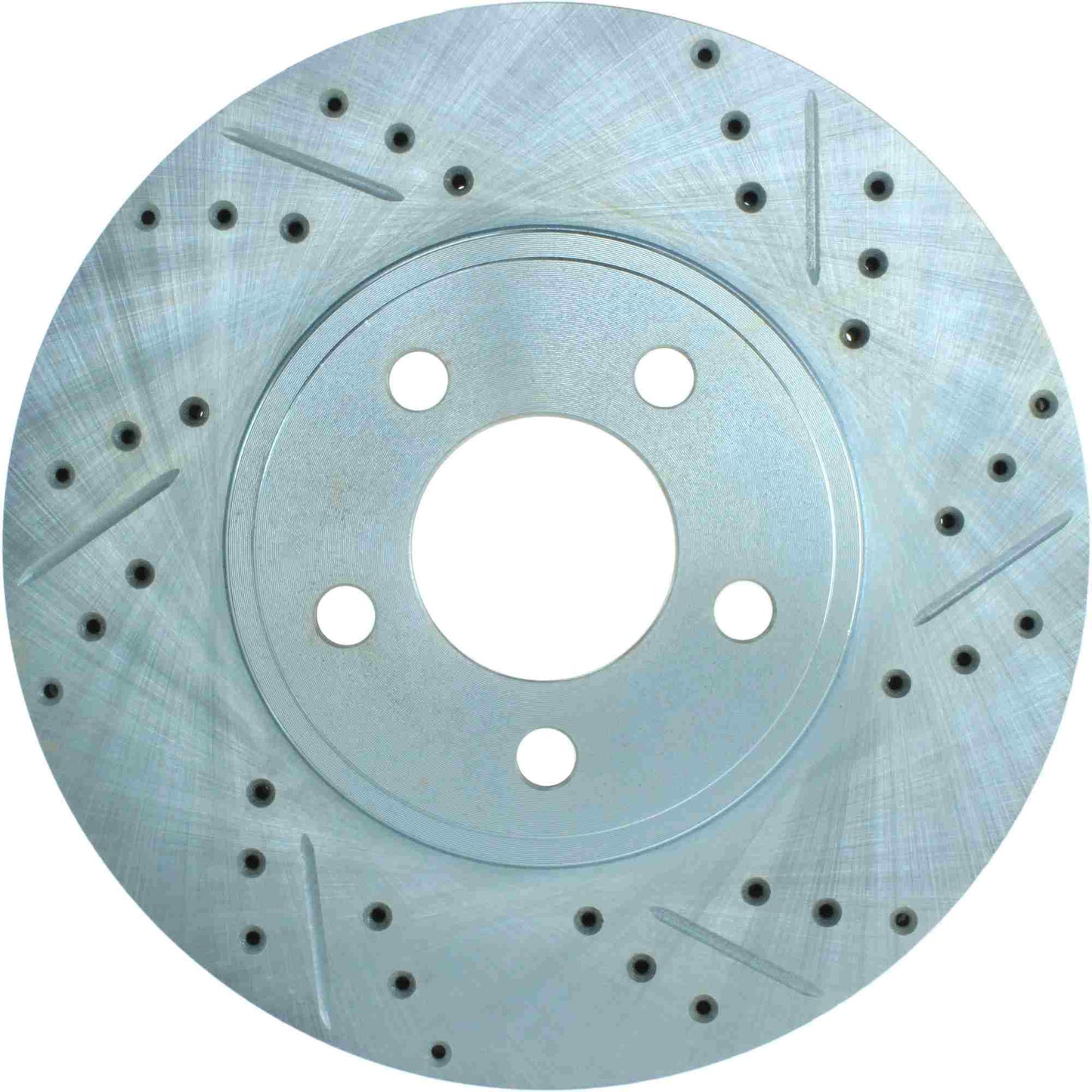 StopTech Select Sport Drilled And Slotted Brake Rotor; Front Left