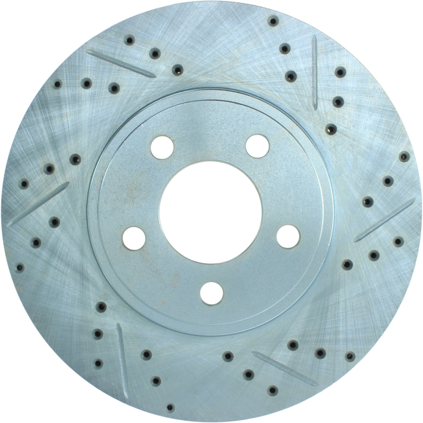 StopTech Select Sport Drilled And Slotted Brake Rotor; Front Left