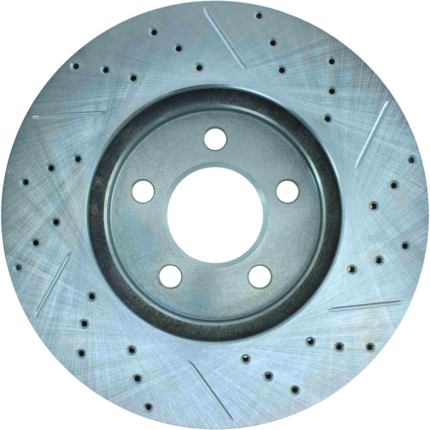 StopTech Select Sport Drilled And Slotted Brake Rotor; Front Right