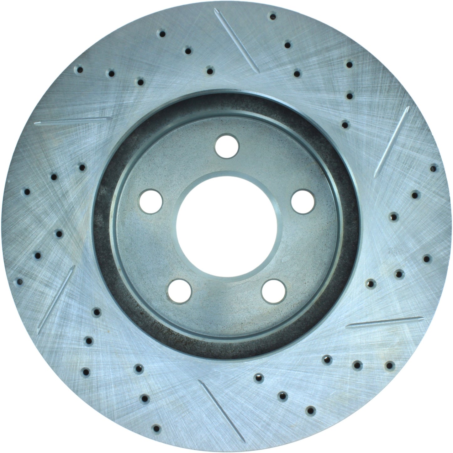 StopTech Select Sport Drilled And Slotted Brake Rotor; Front Right