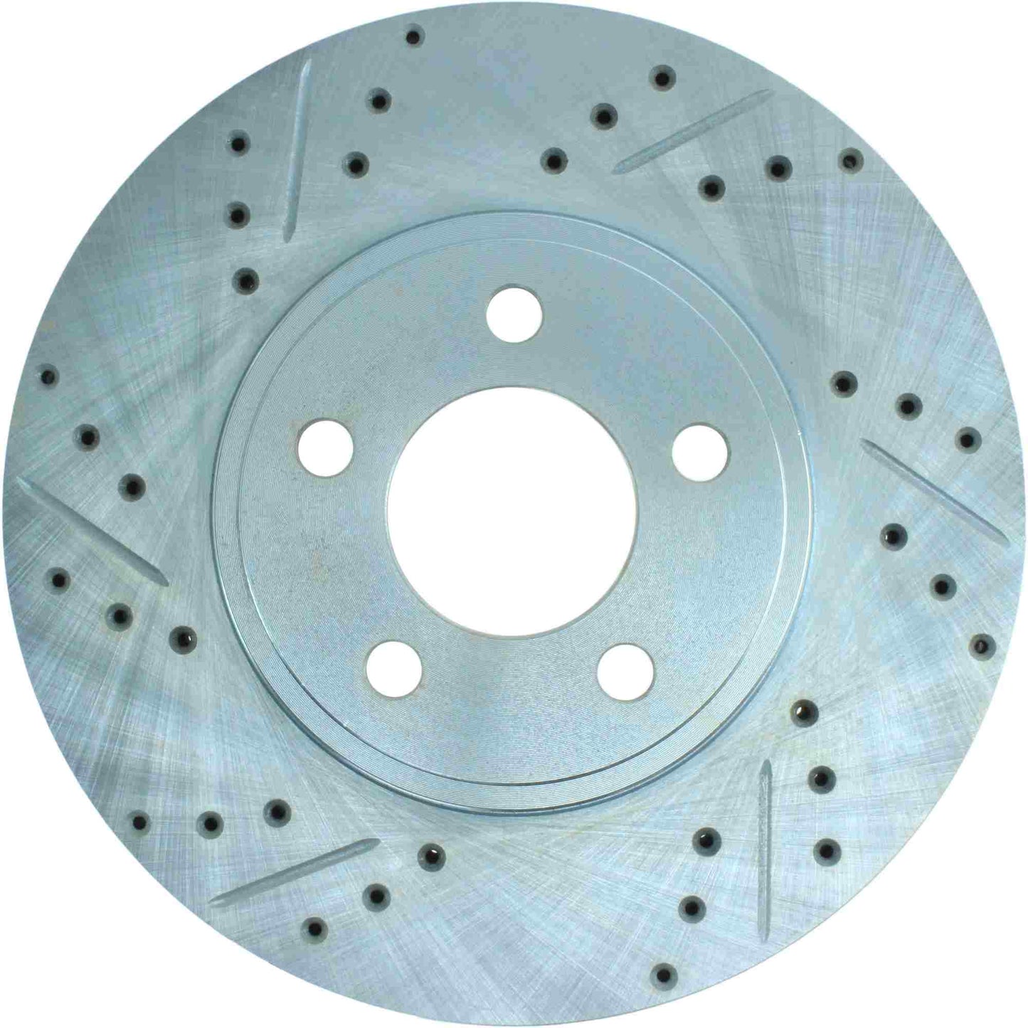 StopTech Select Sport Drilled And Slotted Brake Rotor; Front Right