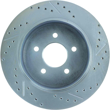 StopTech Select Sport Drilled & Slotted Rotor - Rear Right 227.61073R