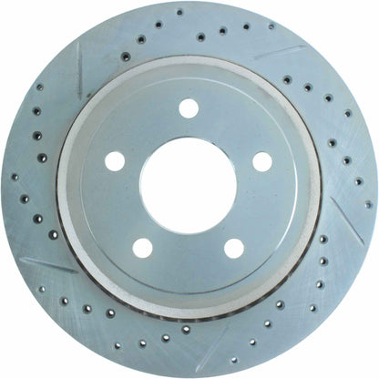 StopTech Select Sport Drilled & Slotted Rotor - Rear Right 227.61073R