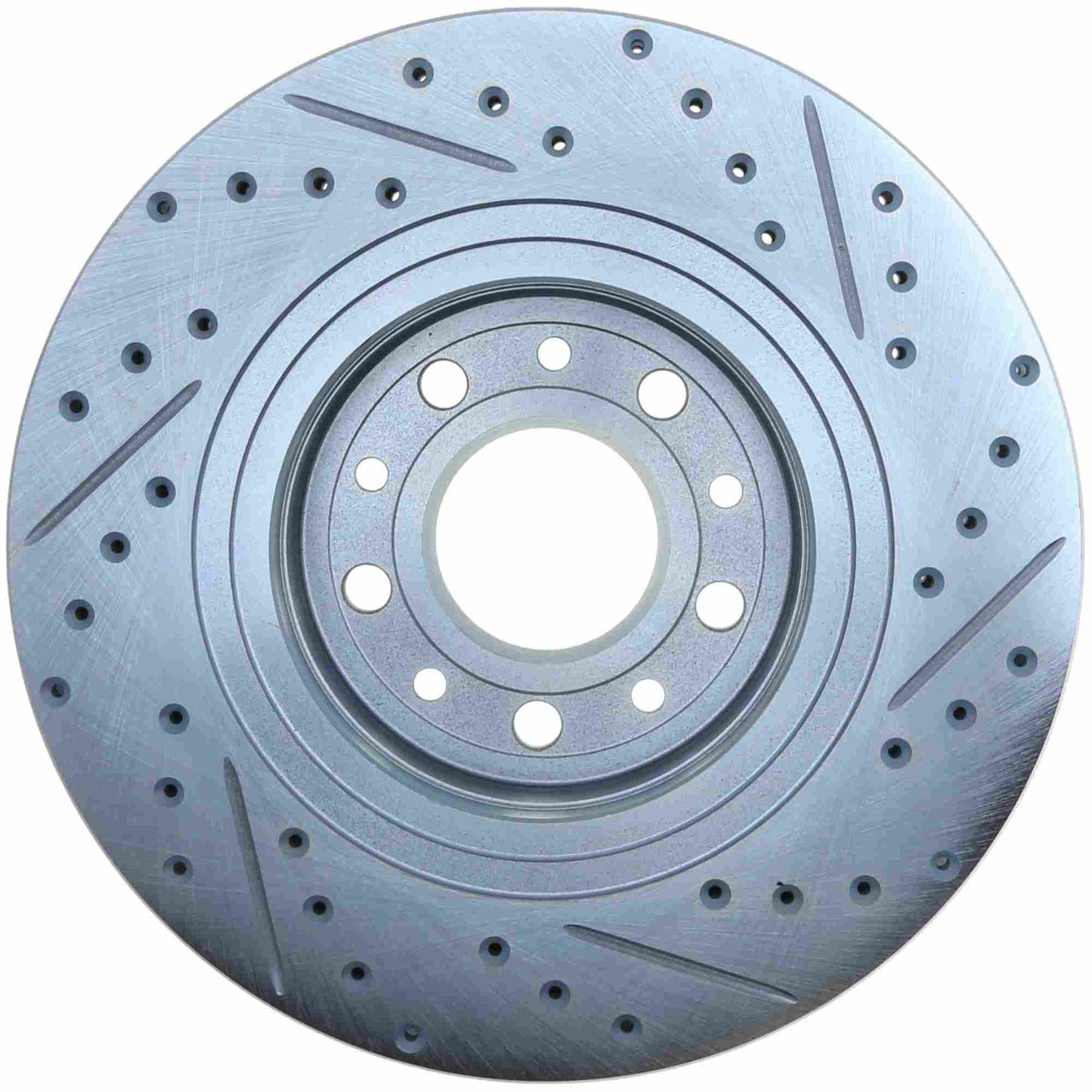 StopTech Select Sport Drilled And Slotted Brake Rotor; Front Right