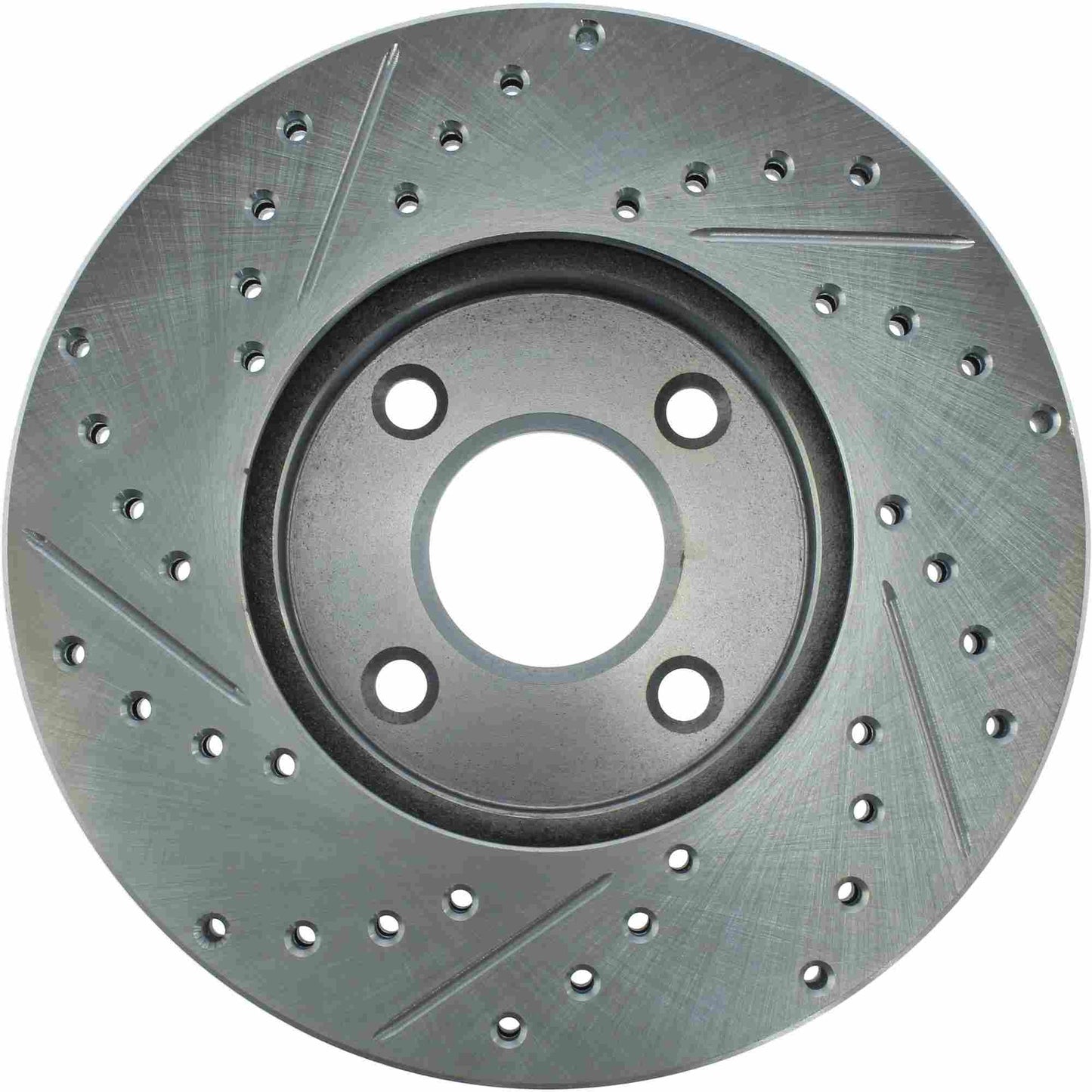 StopTech Select Sport Drilled And Slotted Brake Rotor; Front Left