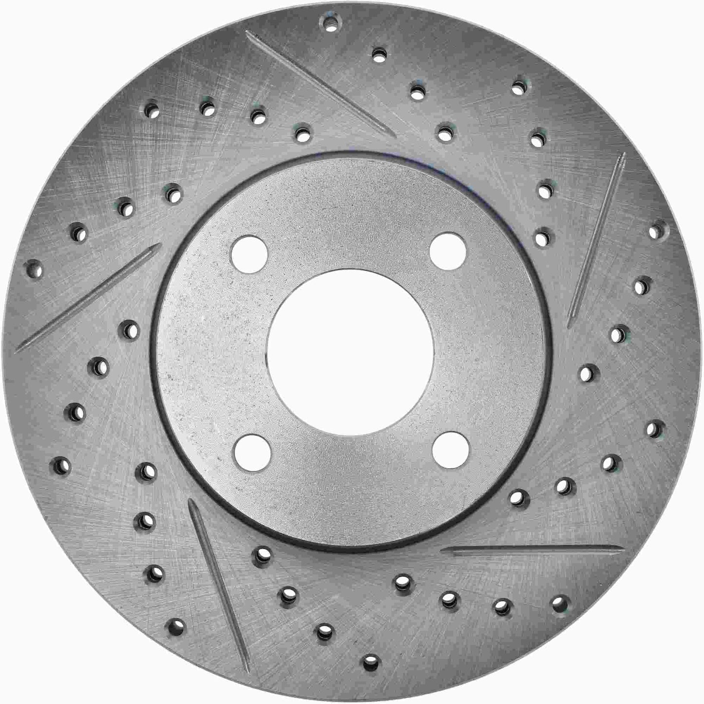 StopTech Select Sport Drilled And Slotted Brake Rotor; Front Left