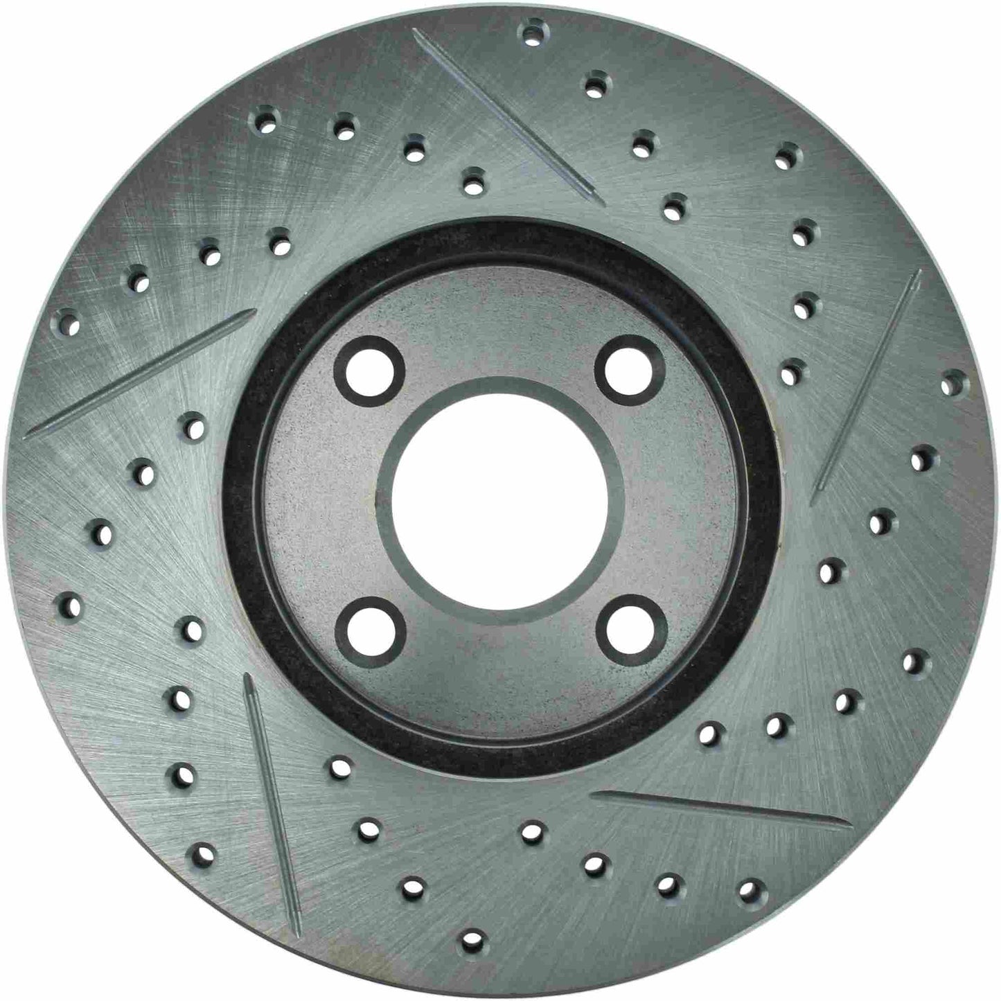 StopTech Select Sport Drilled And Slotted Brake Rotor; Front Right