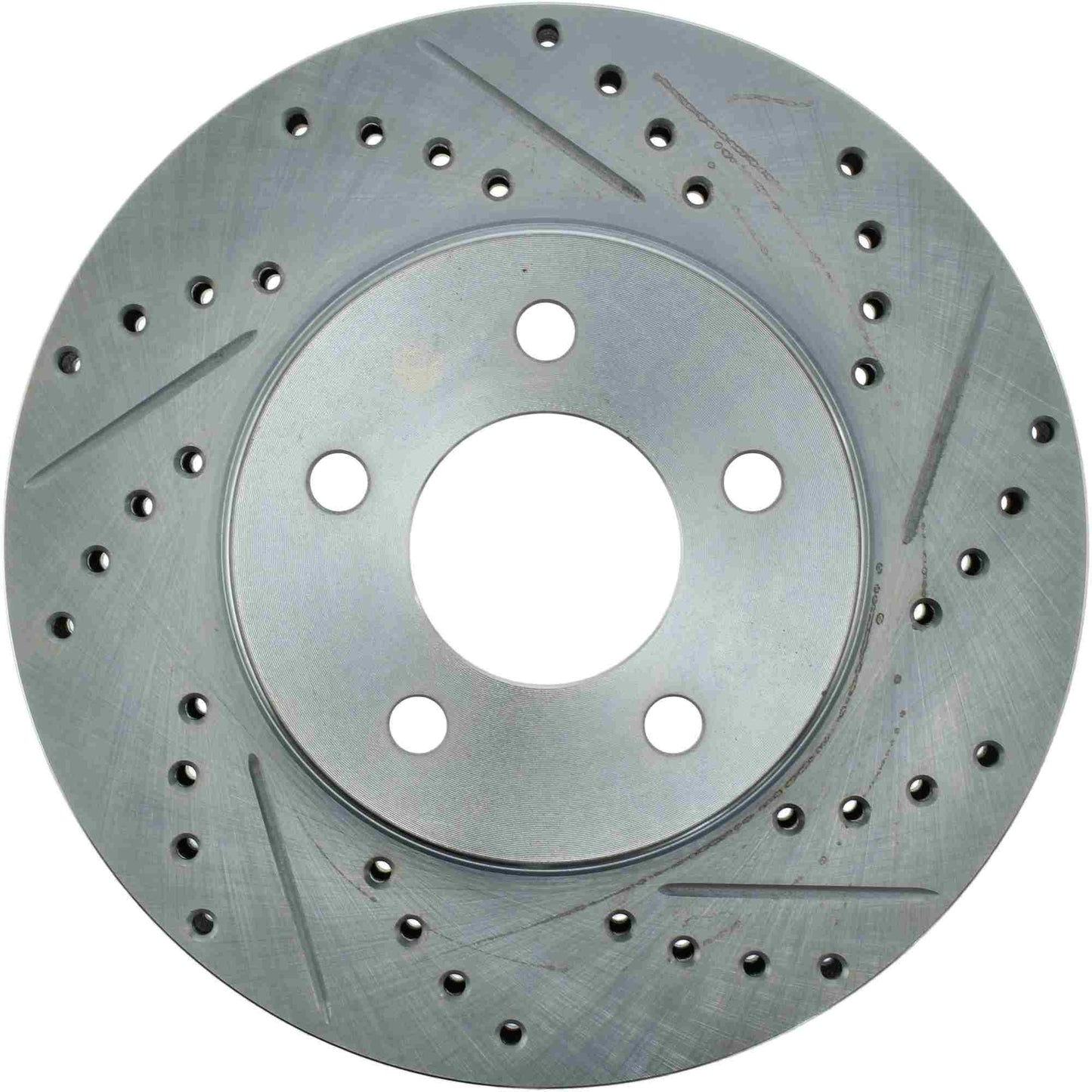 StopTech Select Sport Drilled And Slotted Brake Rotor; Front Left