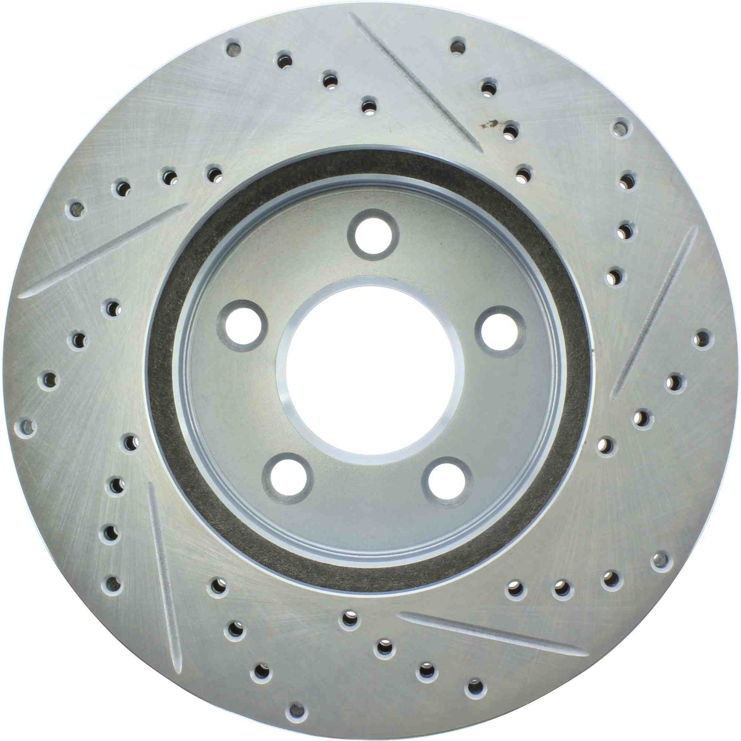 StopTech Select Sport Drilled And Slotted Brake Rotor; Front Right