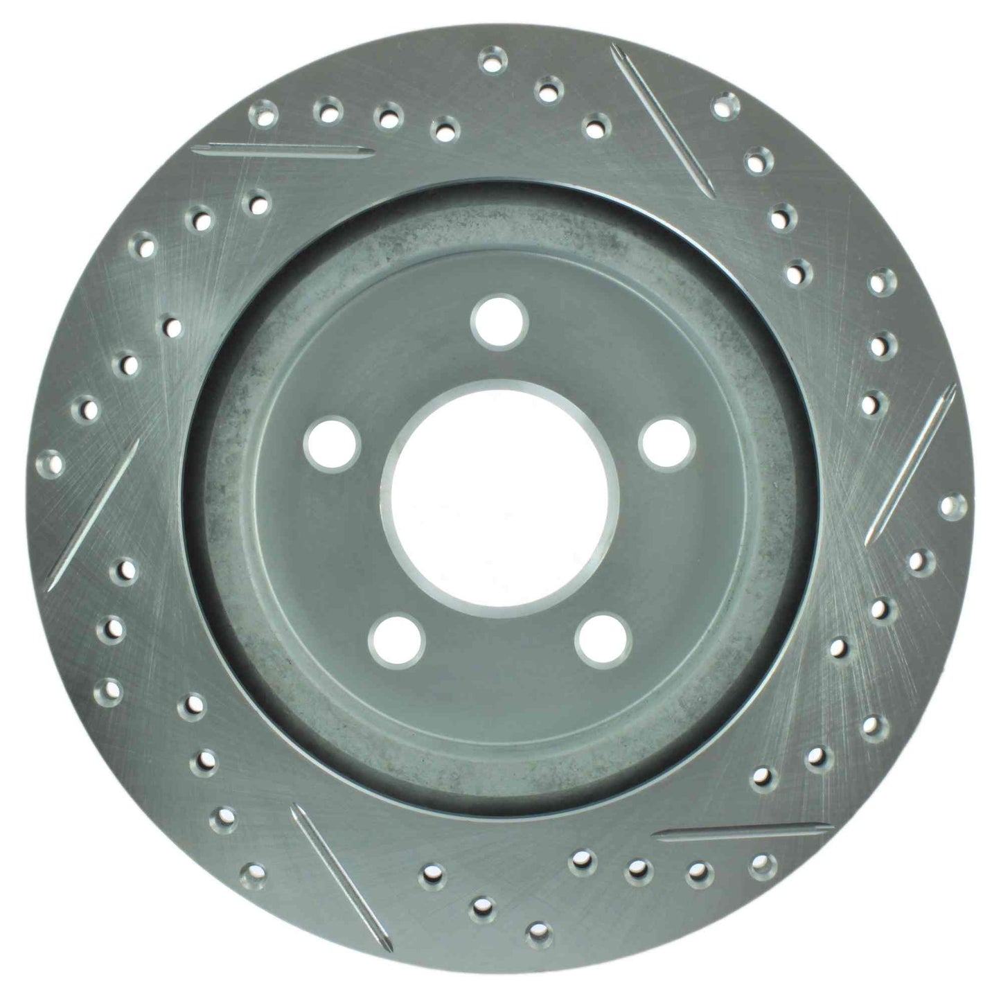 StopTech Select Sport 05-10 Ford Mustang GT Slotted and Drilled Rear Right Rotor 227.61087R