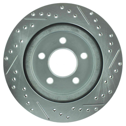 StopTech Select Sport 05-10 Ford Mustang GT Slotted and Drilled Rear Right Rotor 227.61087R
