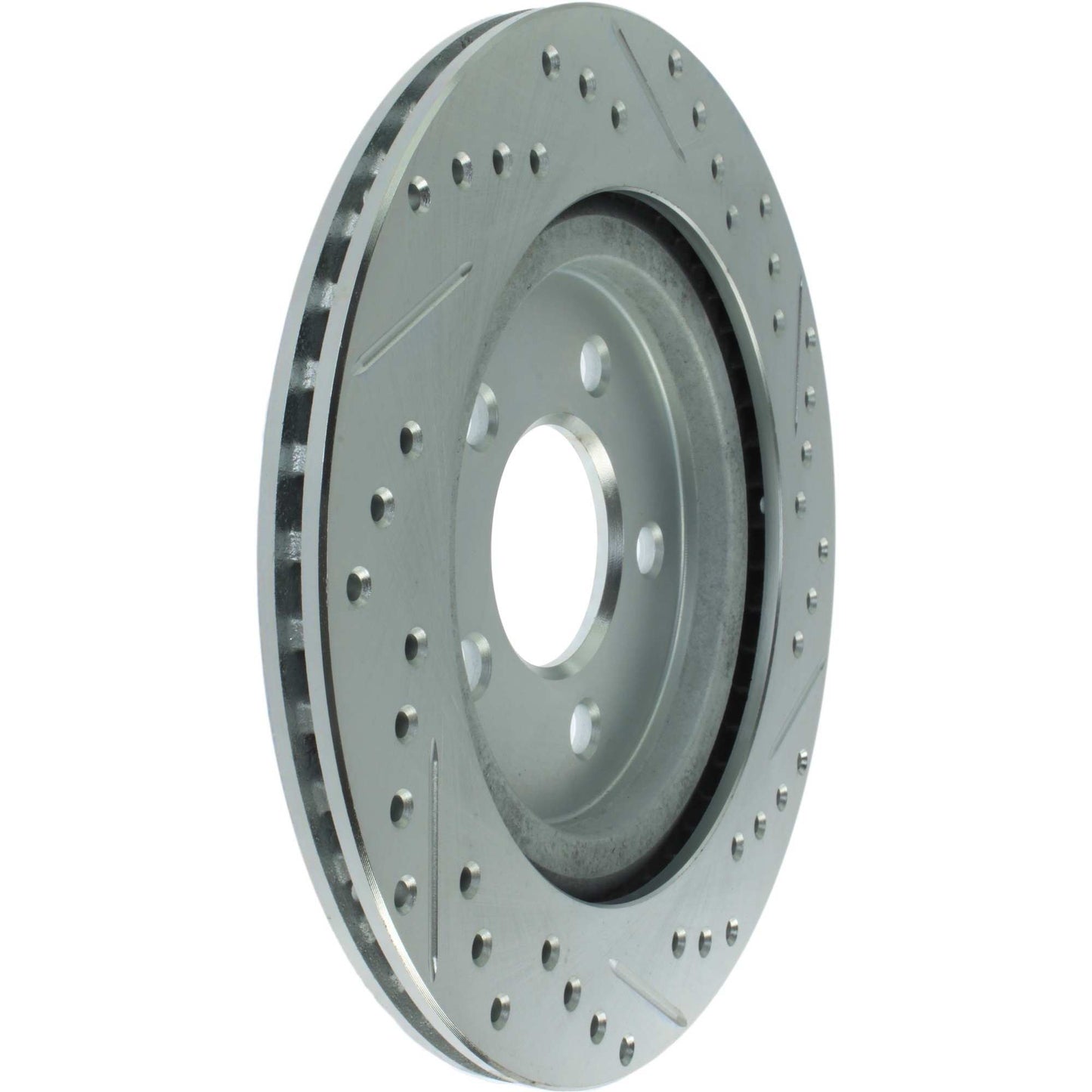 StopTech Select Sport 05-10 Ford Mustang GT Slotted and Drilled Rear Right Rotor 227.61087R