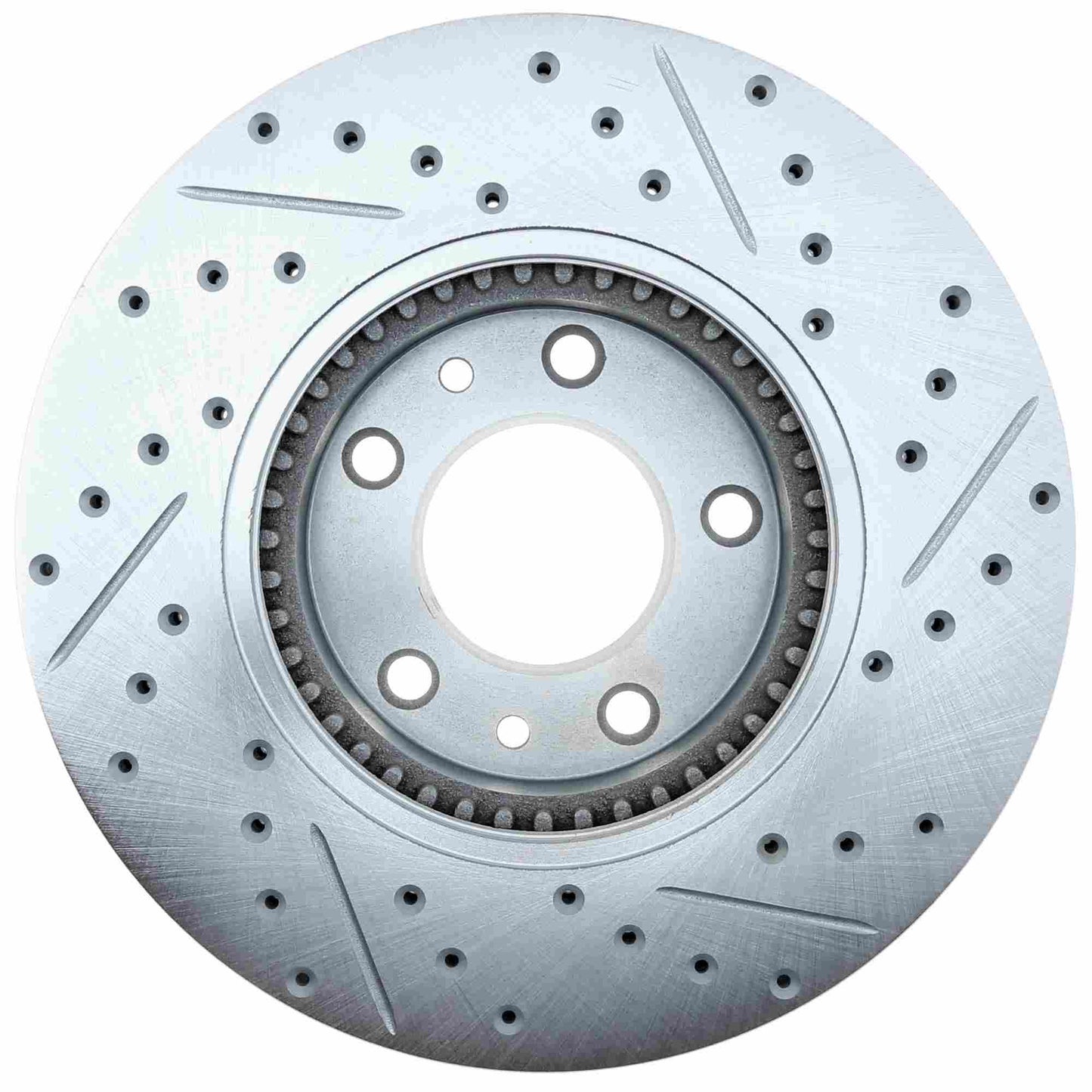 StopTech Select Sport Drilled And Slotted Brake Rotor; Front Right