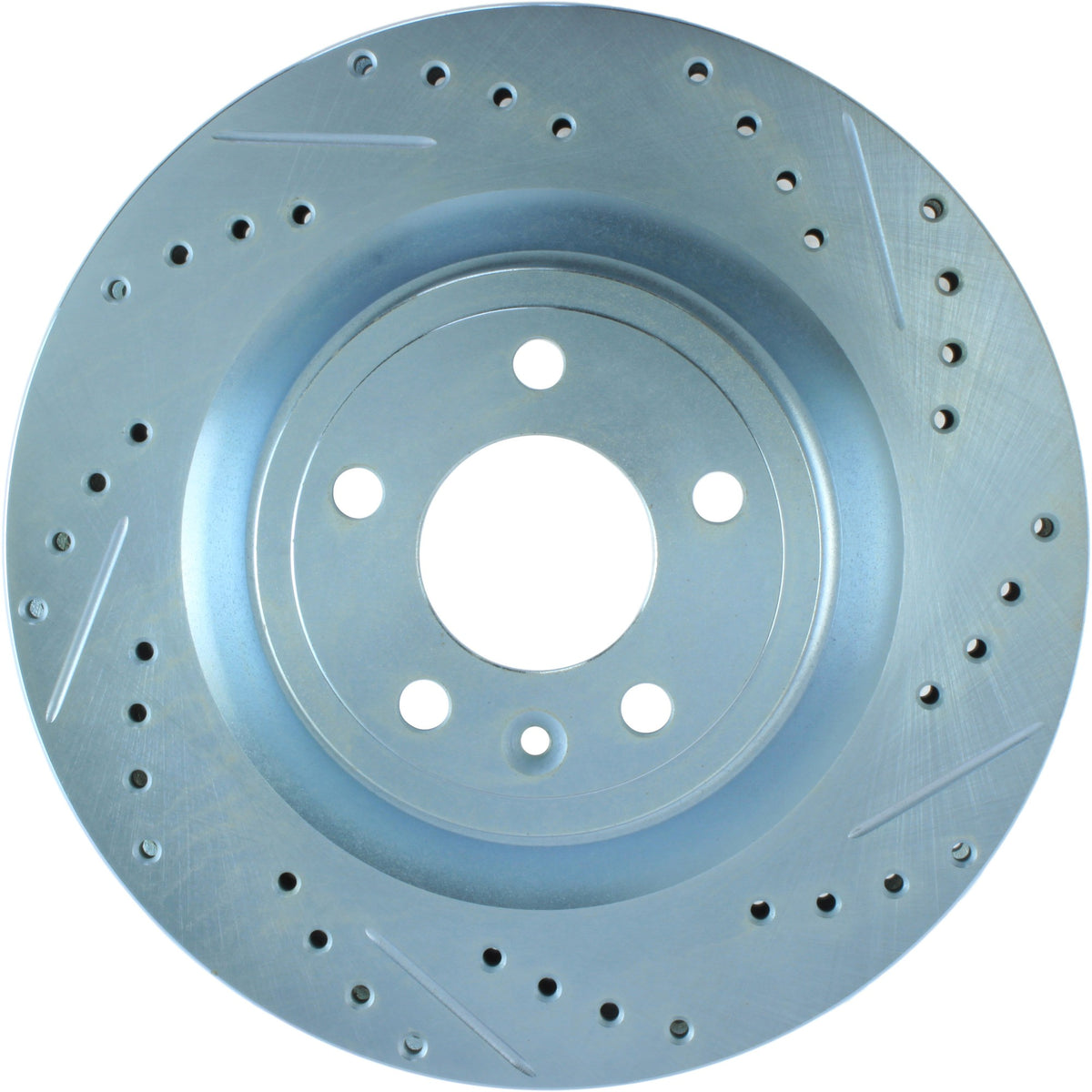 StopTech Select Sport Drilled And Slotted Brake Rotor; Front Left