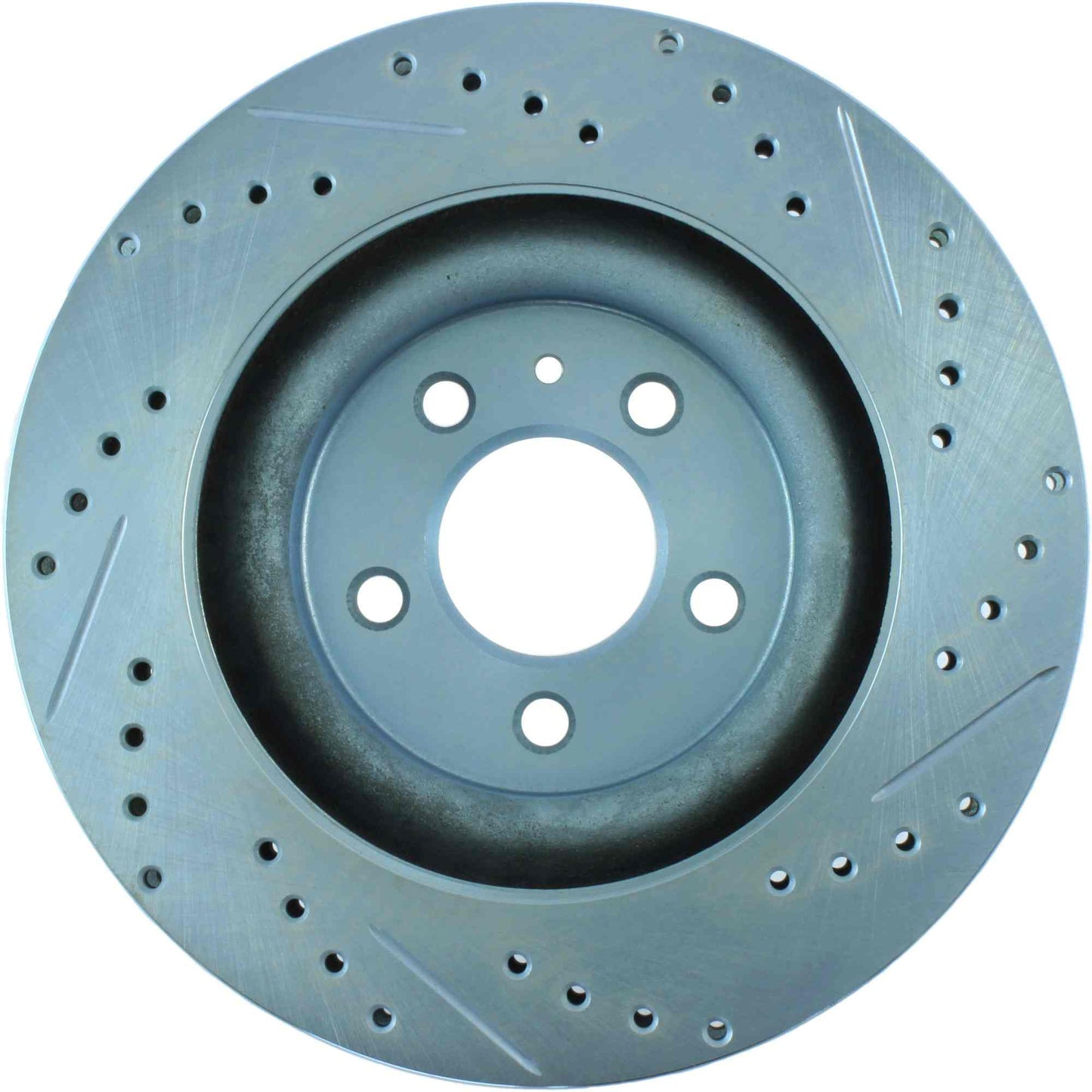 StopTech Select Sport Drilled And Slotted Brake Rotor; Front Right