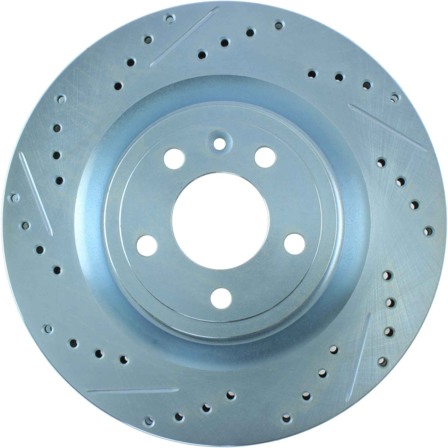 StopTech Select Sport Drilled And Slotted Brake Rotor; Front Right
