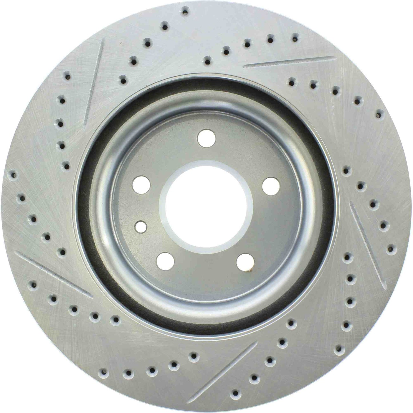 StopTech Select Sport Drilled And Slotted Brake Rotor; Front Left