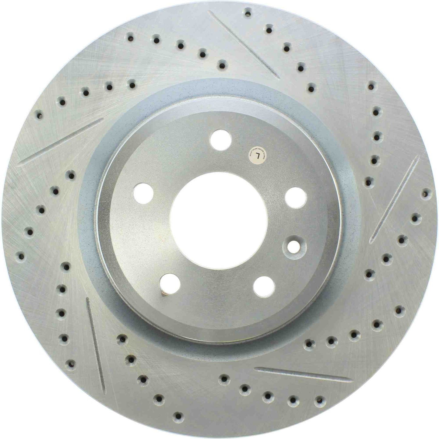 StopTech Select Sport Drilled And Slotted Brake Rotor; Front Left