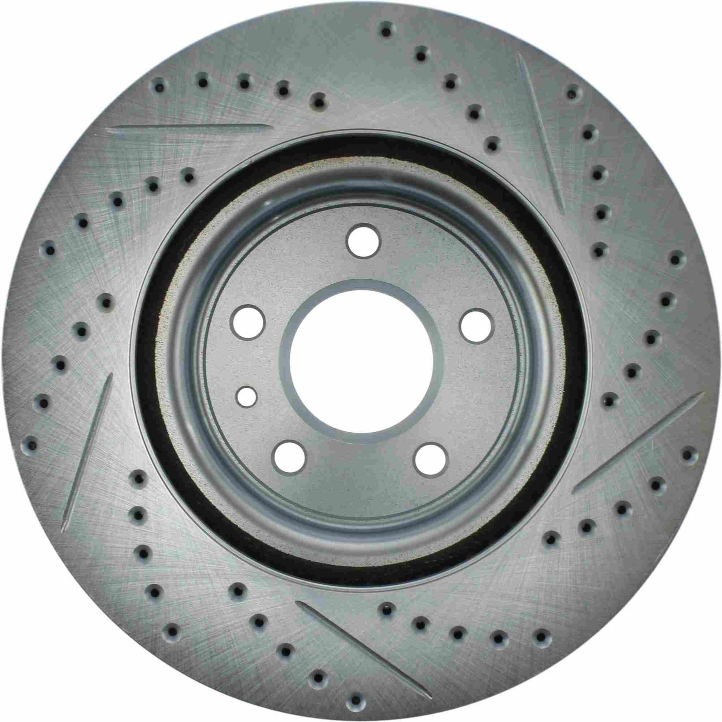 StopTech Select Sport Drilled And Slotted Brake Rotor; Front Right