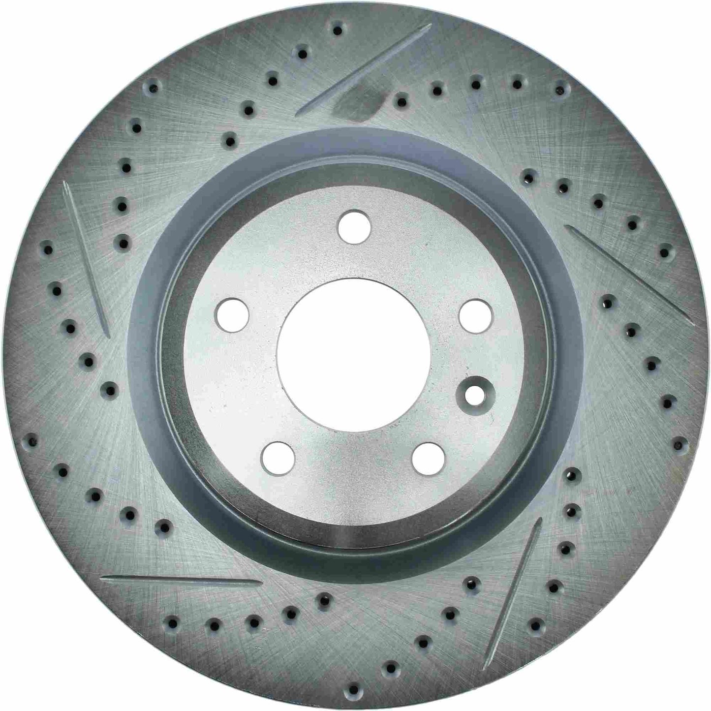 StopTech Select Sport Drilled And Slotted Brake Rotor; Front Right