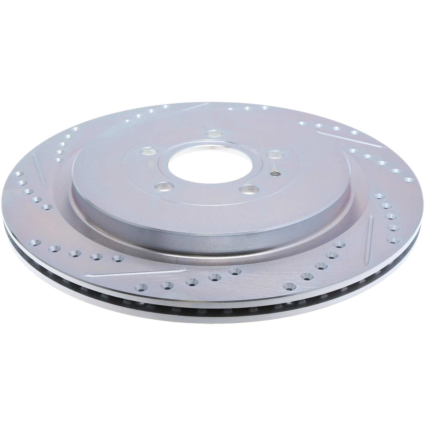 StopTech Select Sport Drilled And Slotted Brake Rotor; Front Right