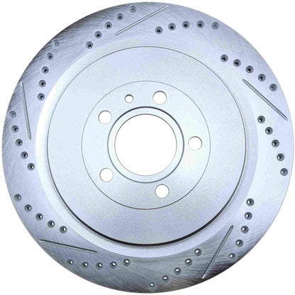 StopTech Select Sport Drilled And Slotted Brake Rotor; Front Right