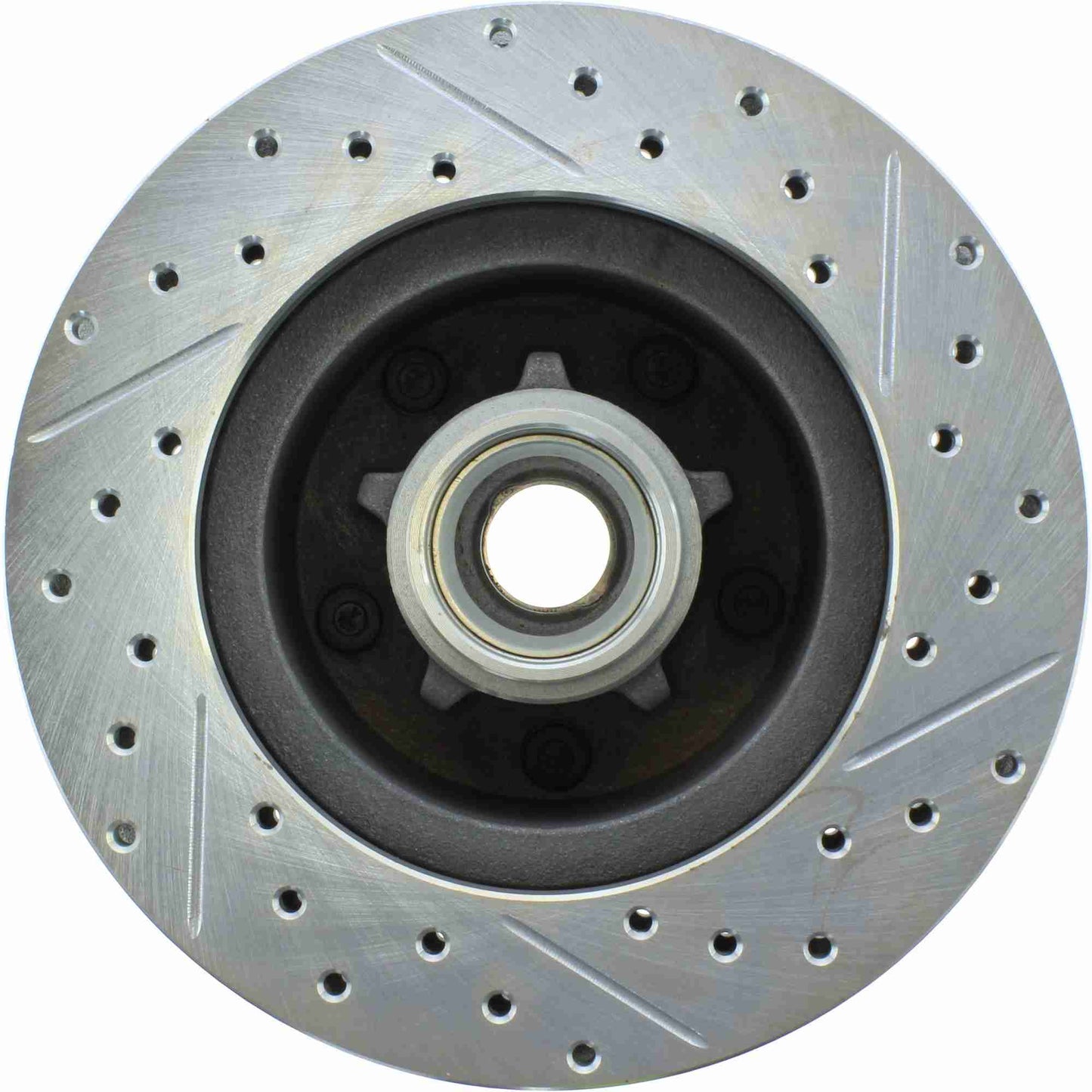 StopTech  Select Sport Drilled And Slotted Brake Rotor; Front Right
