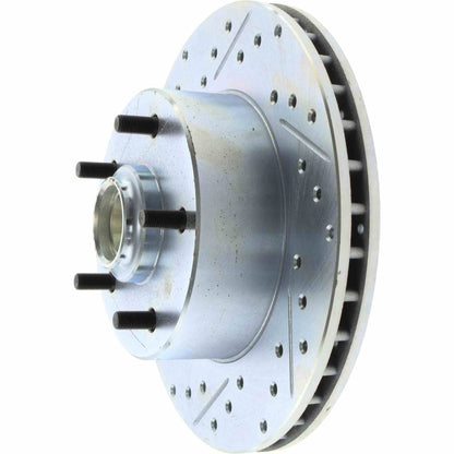 StopTech  Select Sport Drilled And Slotted Brake Rotor; Front Right