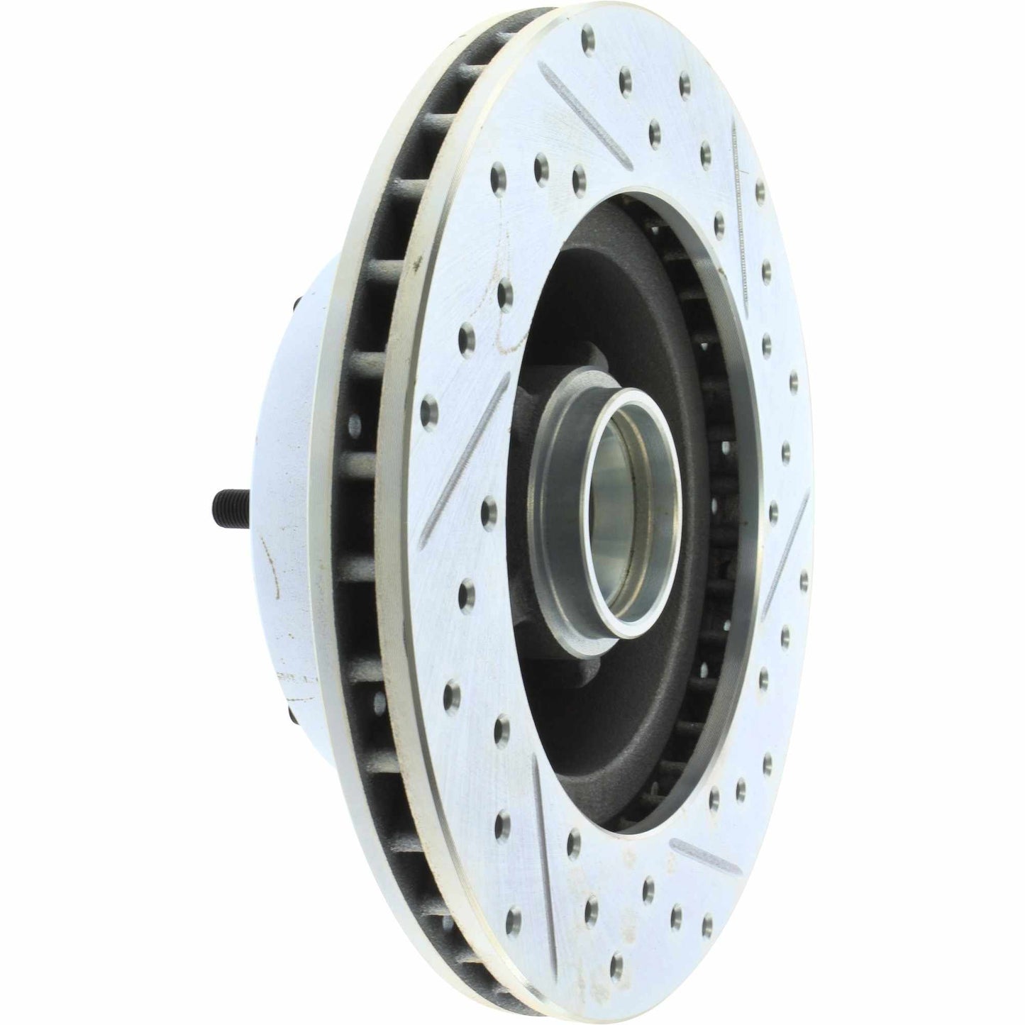 StopTech  Select Sport Drilled And Slotted Brake Rotor; Front Right