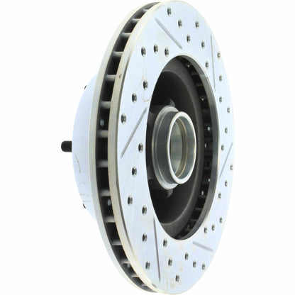 StopTech  Select Sport Drilled And Slotted Brake Rotor; Front Right