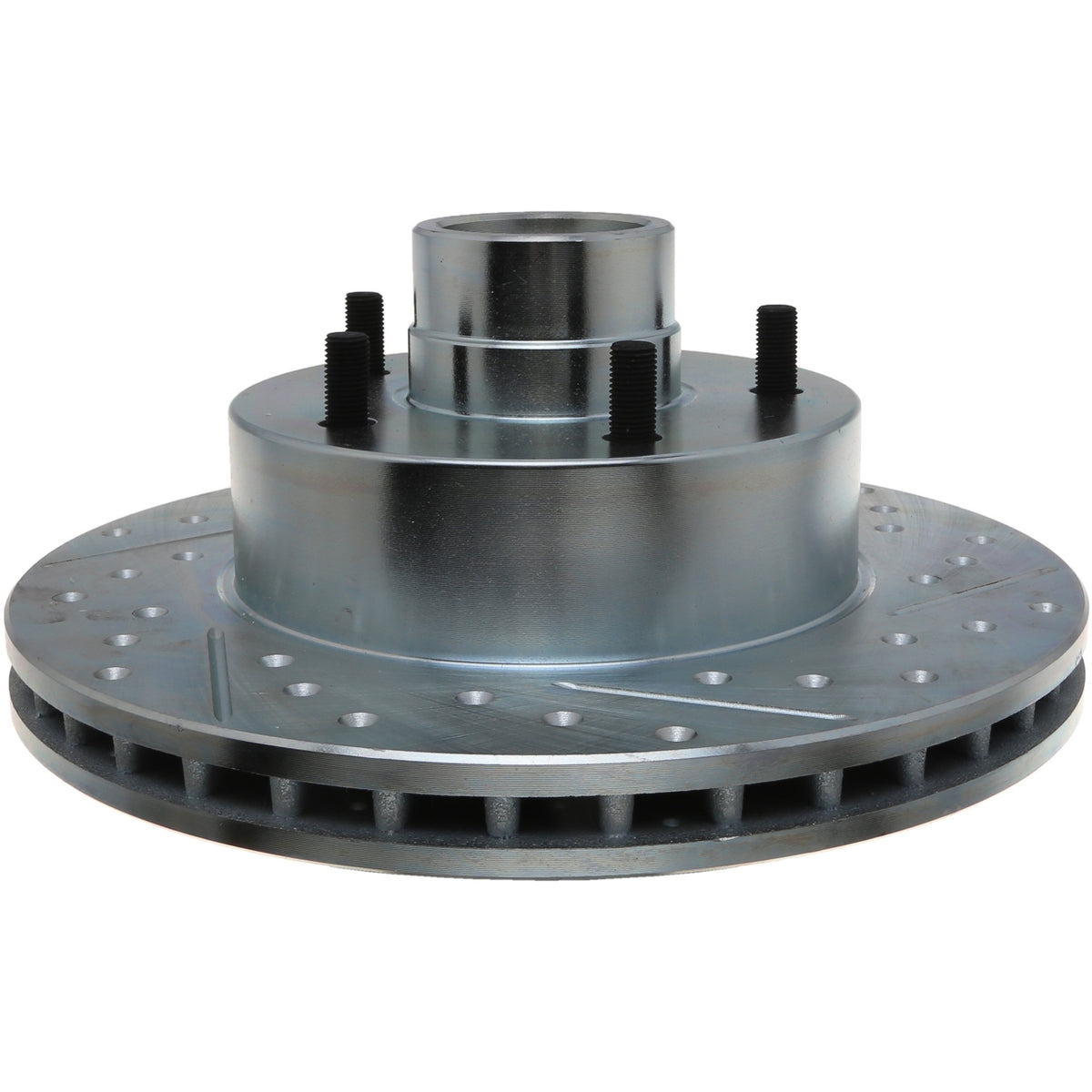 StopTech Select Sport Drilled And Slotted Brake Rotor; Front Left