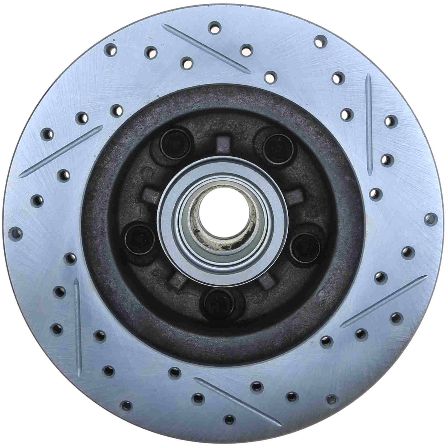 StopTech Select Sport Drilled And Slotted Brake Rotor; Front Right