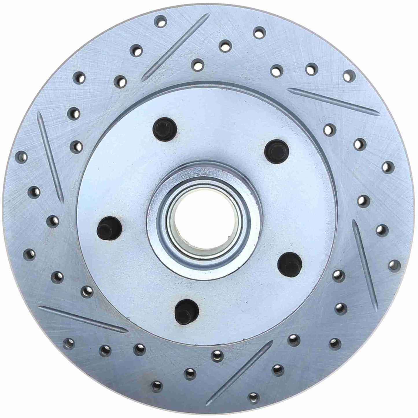 StopTech Select Sport Drilled And Slotted Brake Rotor; Front Right