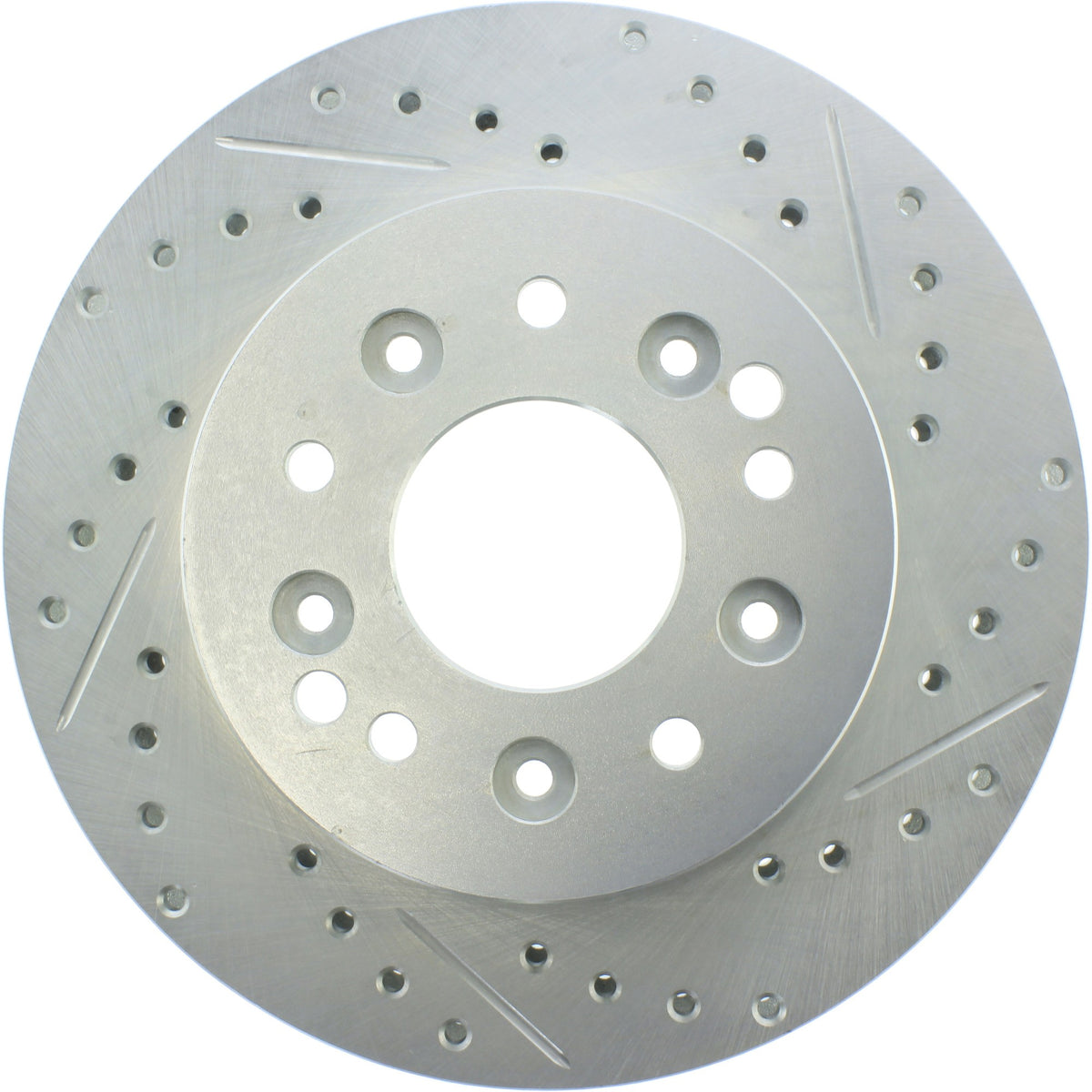 StopTech Select Sport Drilled And Slotted Brake Rotor;Front And Rear Left