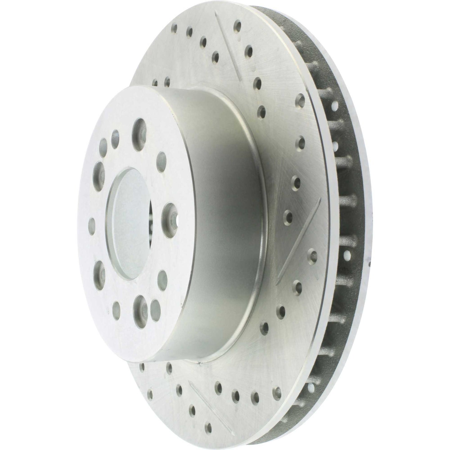 StopTech Select Sport Drilled And Slotted Brake Rotor;Front And Rear Left
