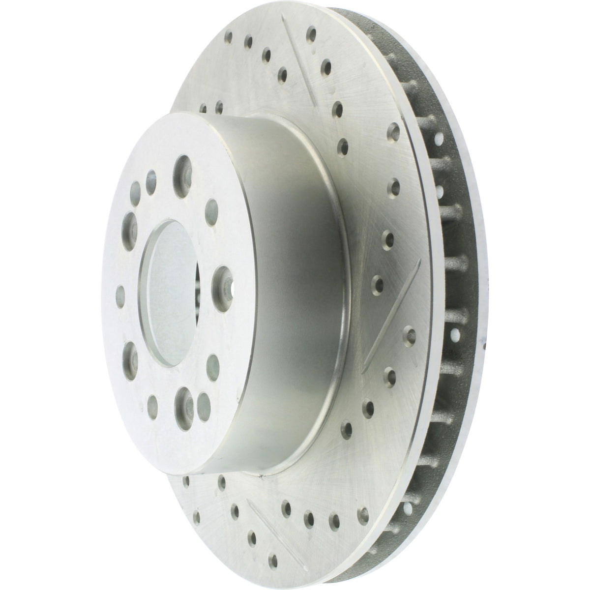 StopTech Select Sport Drilled And Slotted Brake Rotor;Front And Rear Left