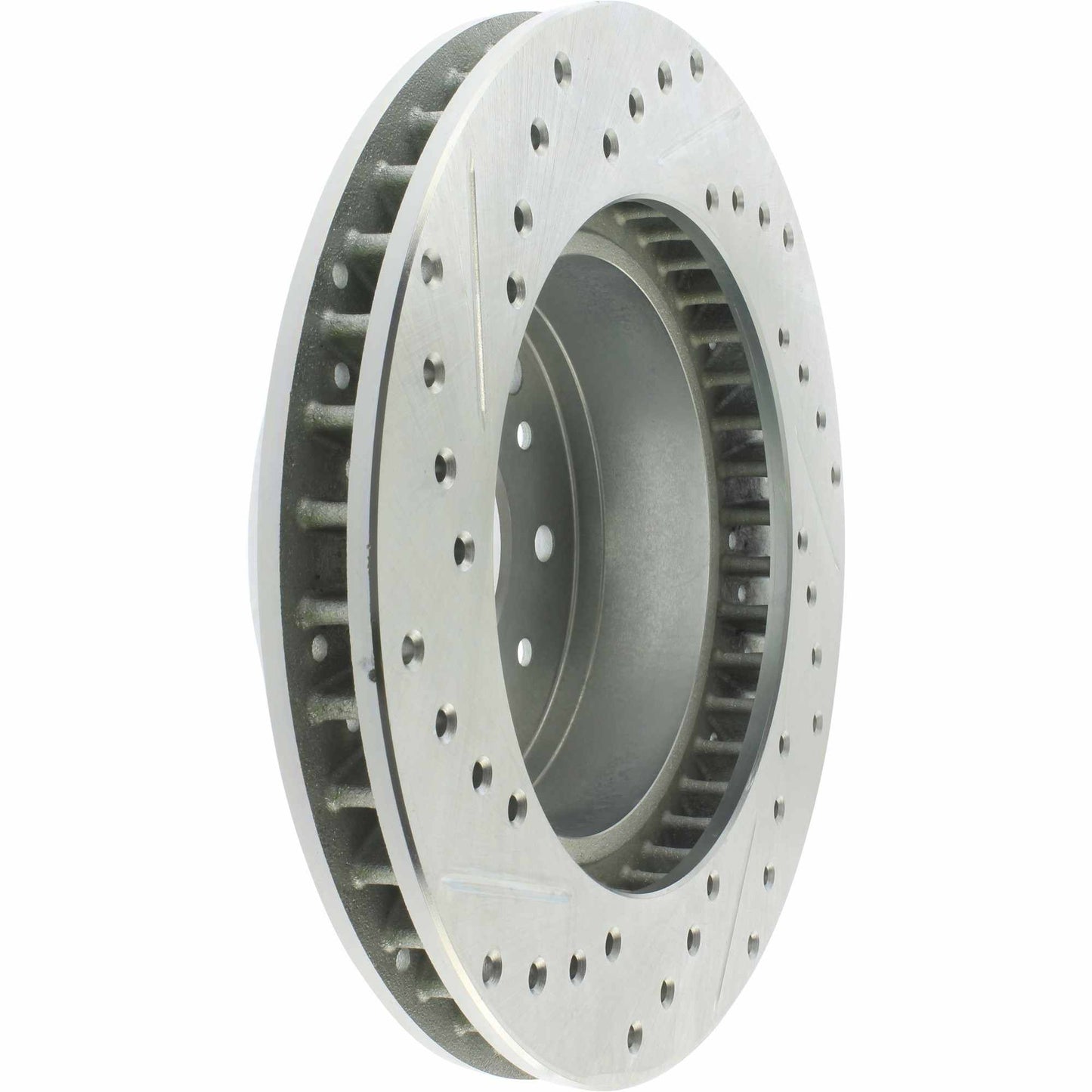 StopTech Select Sport Drilled And Slotted Brake Rotor;Front And Rear Left