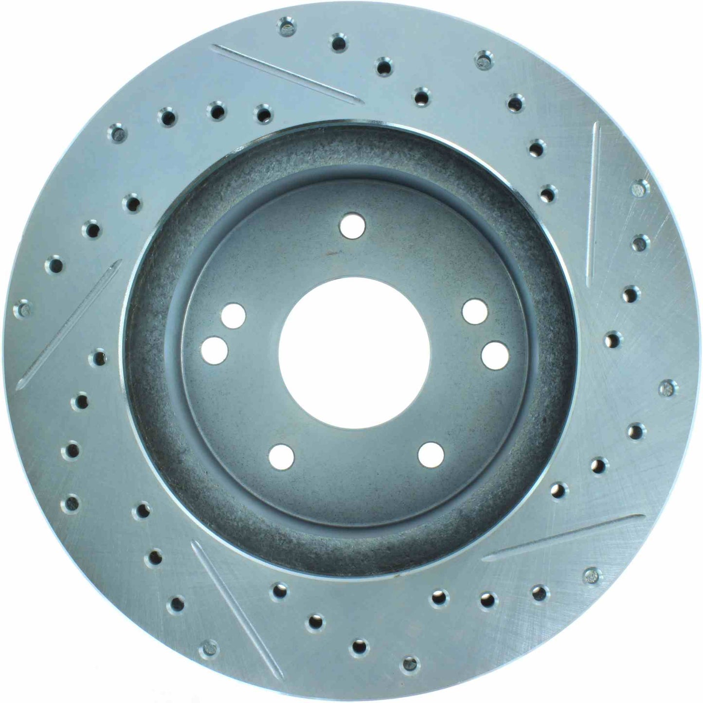 StopTech Select Sport Drilled And Slotted Brake Rotor;Front And Rear Right