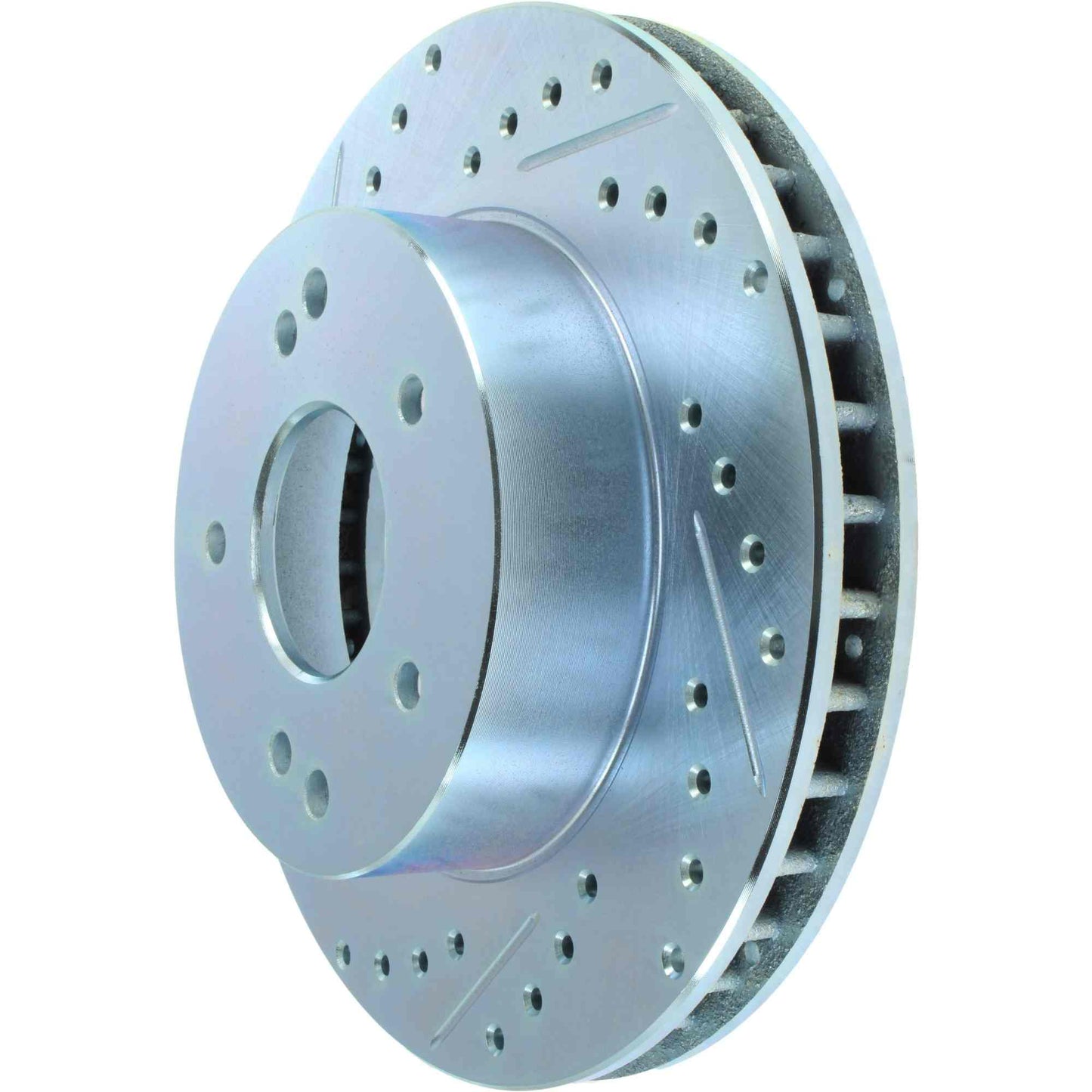 StopTech Select Sport Drilled And Slotted Brake Rotor;Front And Rear Right