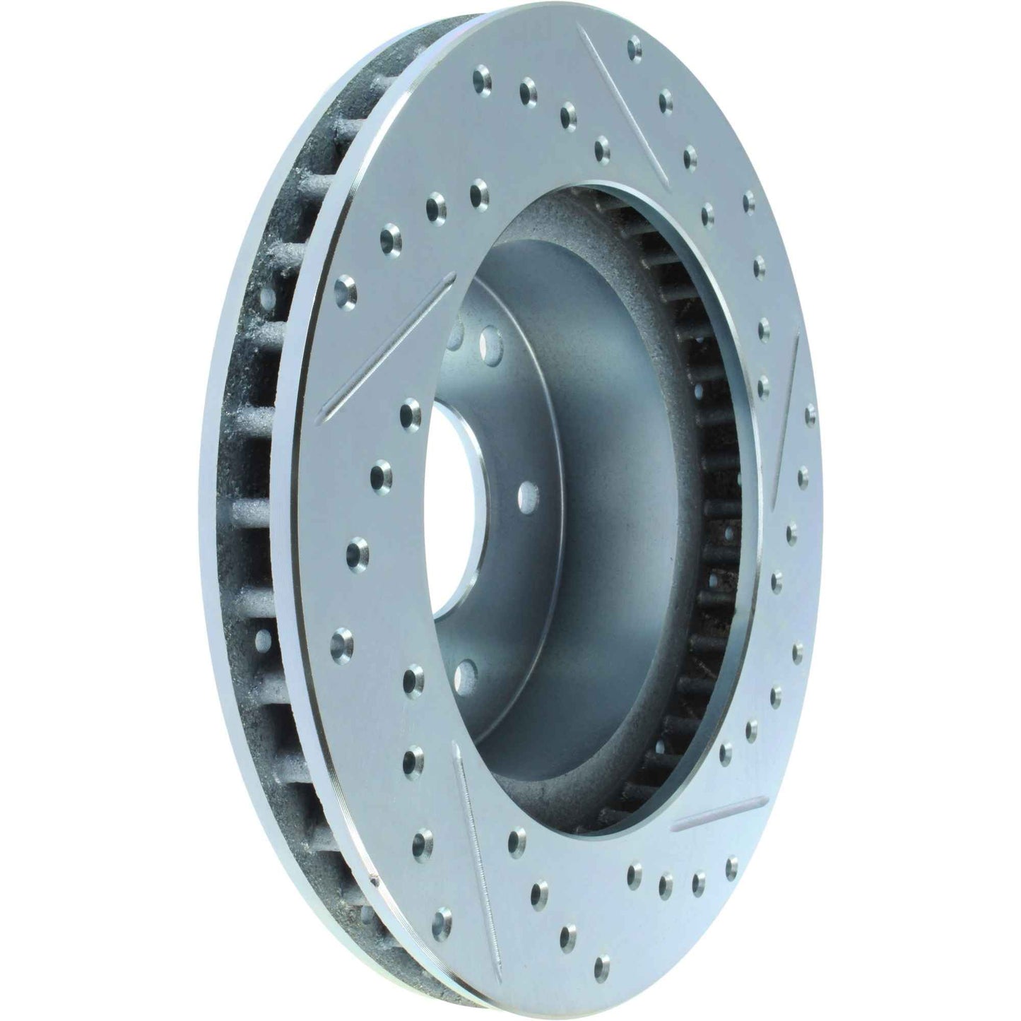 StopTech Select Sport Drilled And Slotted Brake Rotor;Front And Rear Right