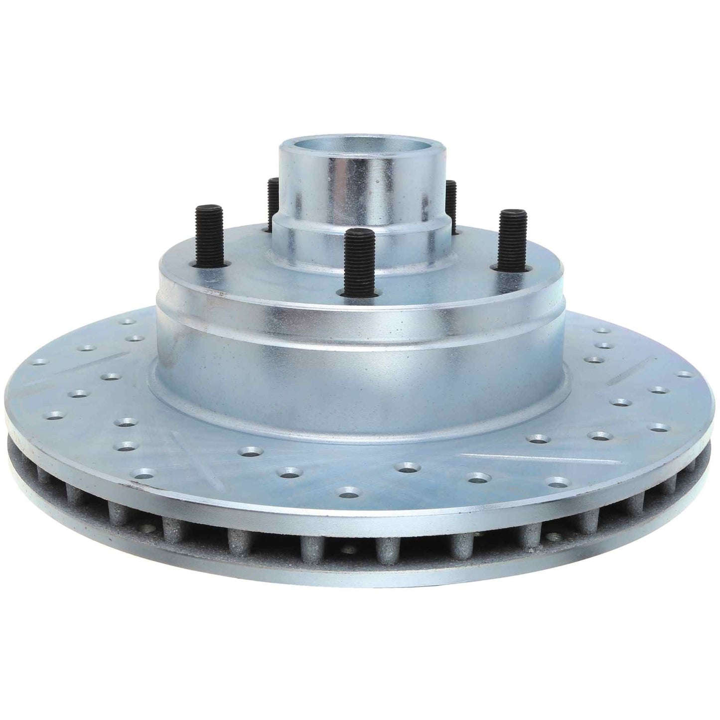 StopTech Select Sport Drilled And Slotted Brake Rotor; Front Left