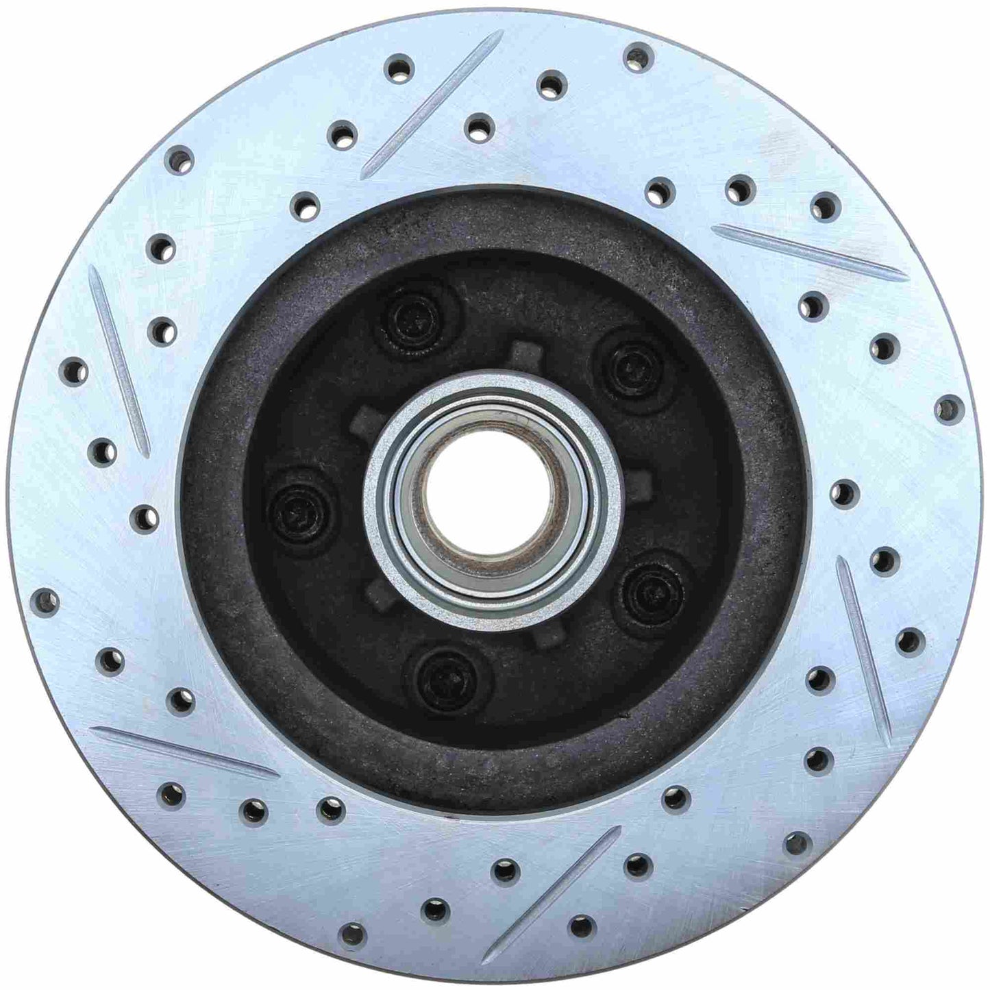 StopTech Select Sport Drilled And Slotted Brake Rotor; Front Left