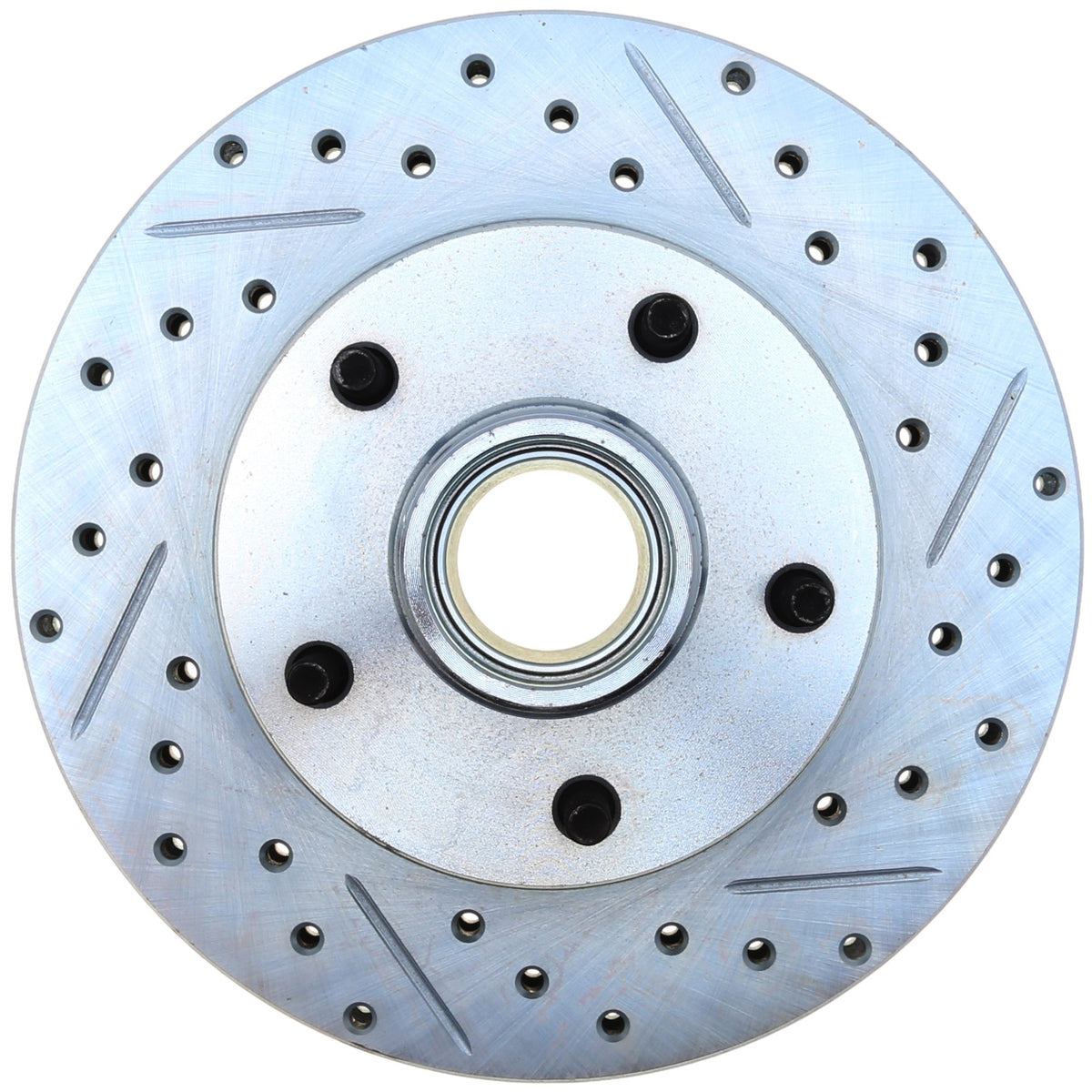StopTech Select Sport Drilled And Slotted Brake Rotor; Front Left