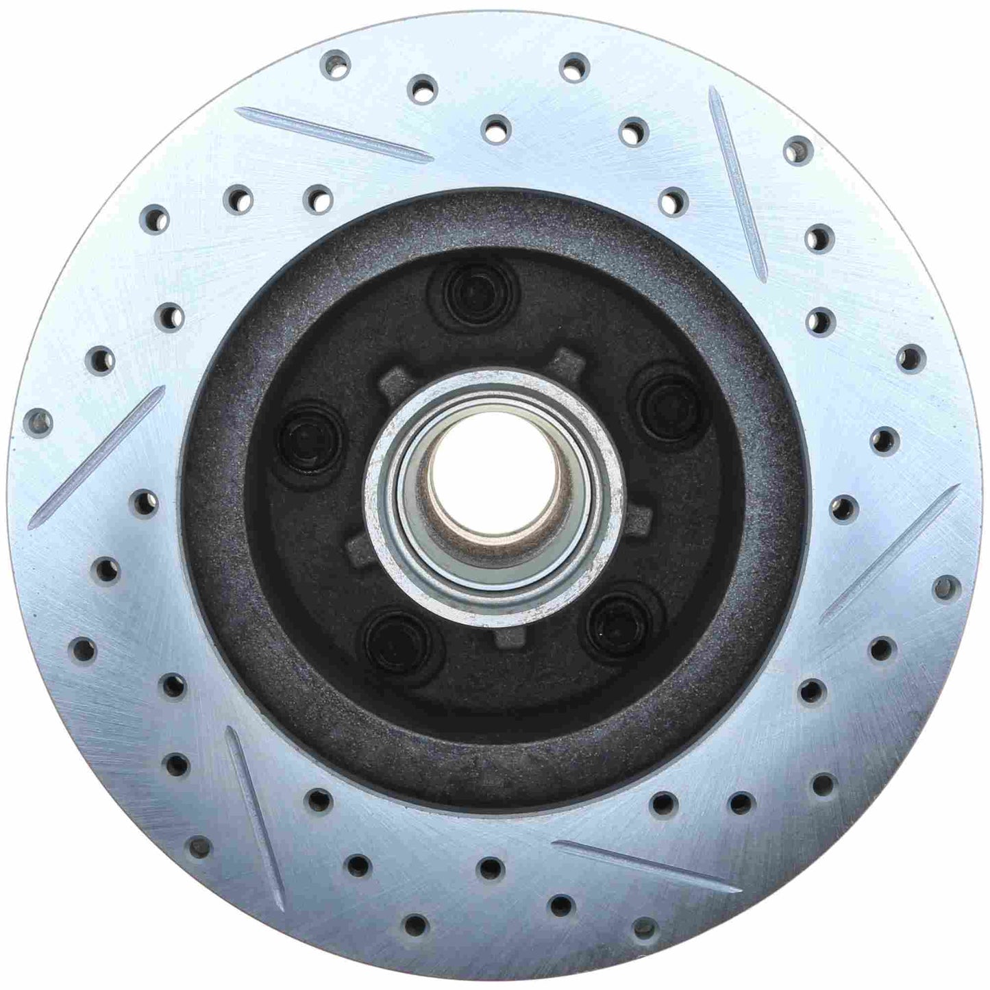 StopTech Select Sport Drilled And Slotted Brake Rotor; Front Right