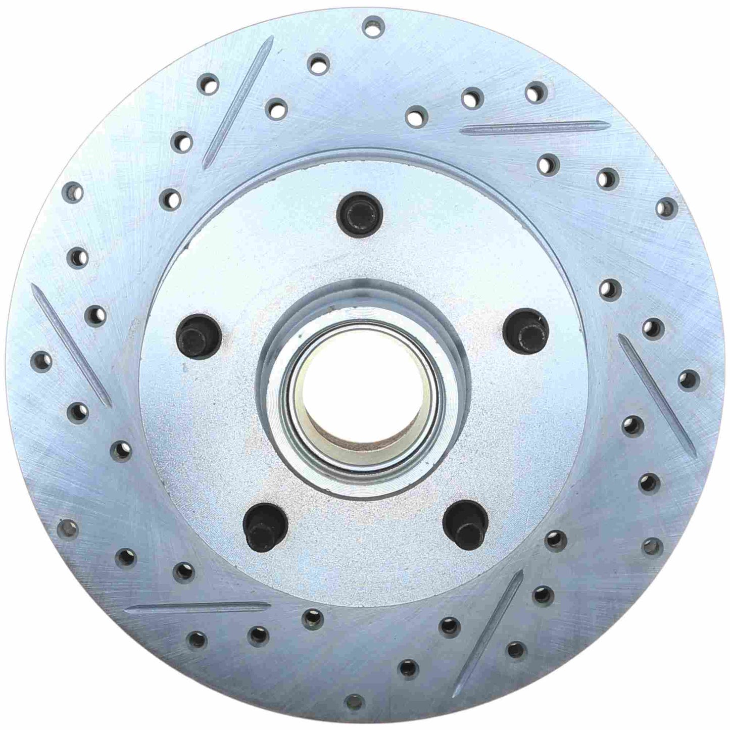 StopTech Select Sport Drilled And Slotted Brake Rotor; Front Right