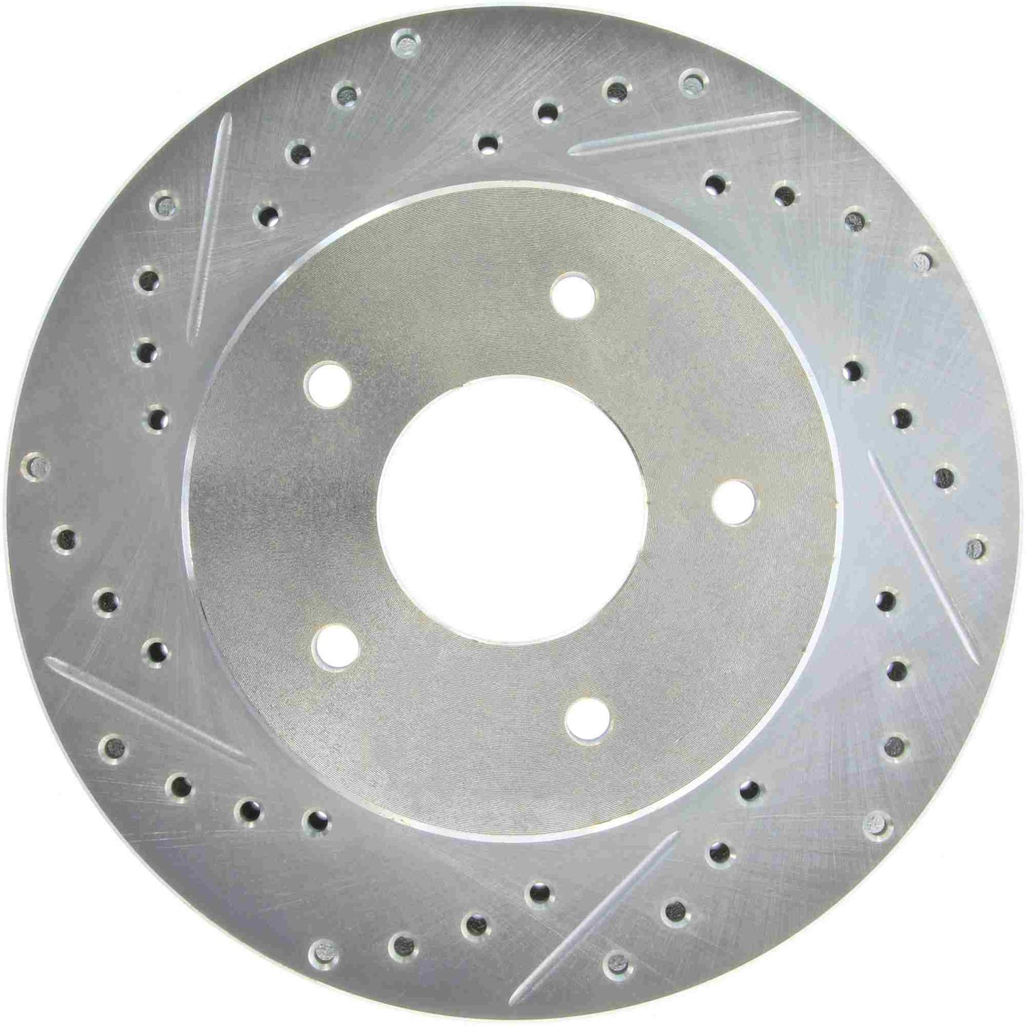 StopTech Select Sport Drilled And Slotted Brake Rotor; Front Right